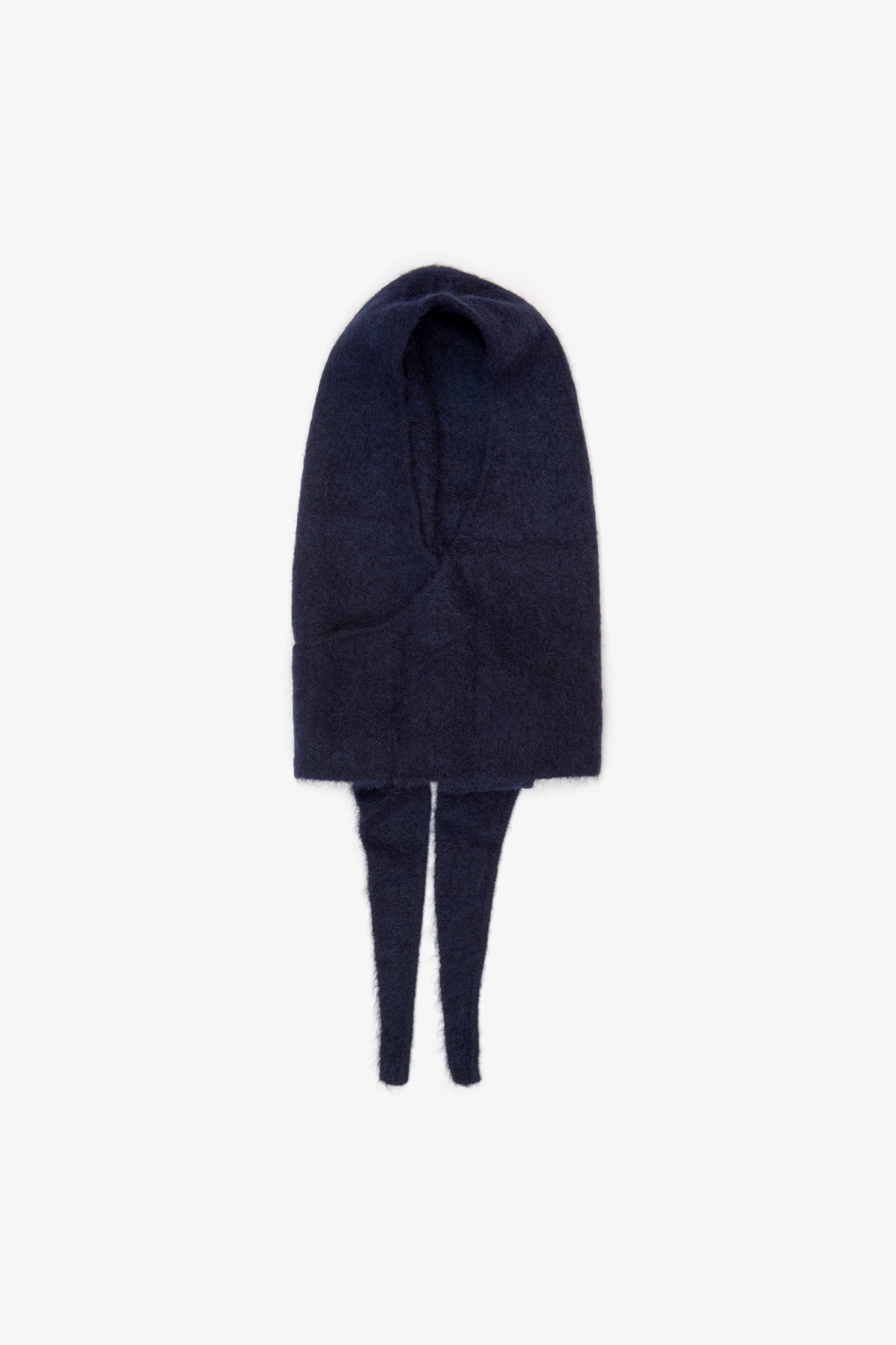 The Alpaca Hooded Scarf - Deep Sea Navy - Image 3