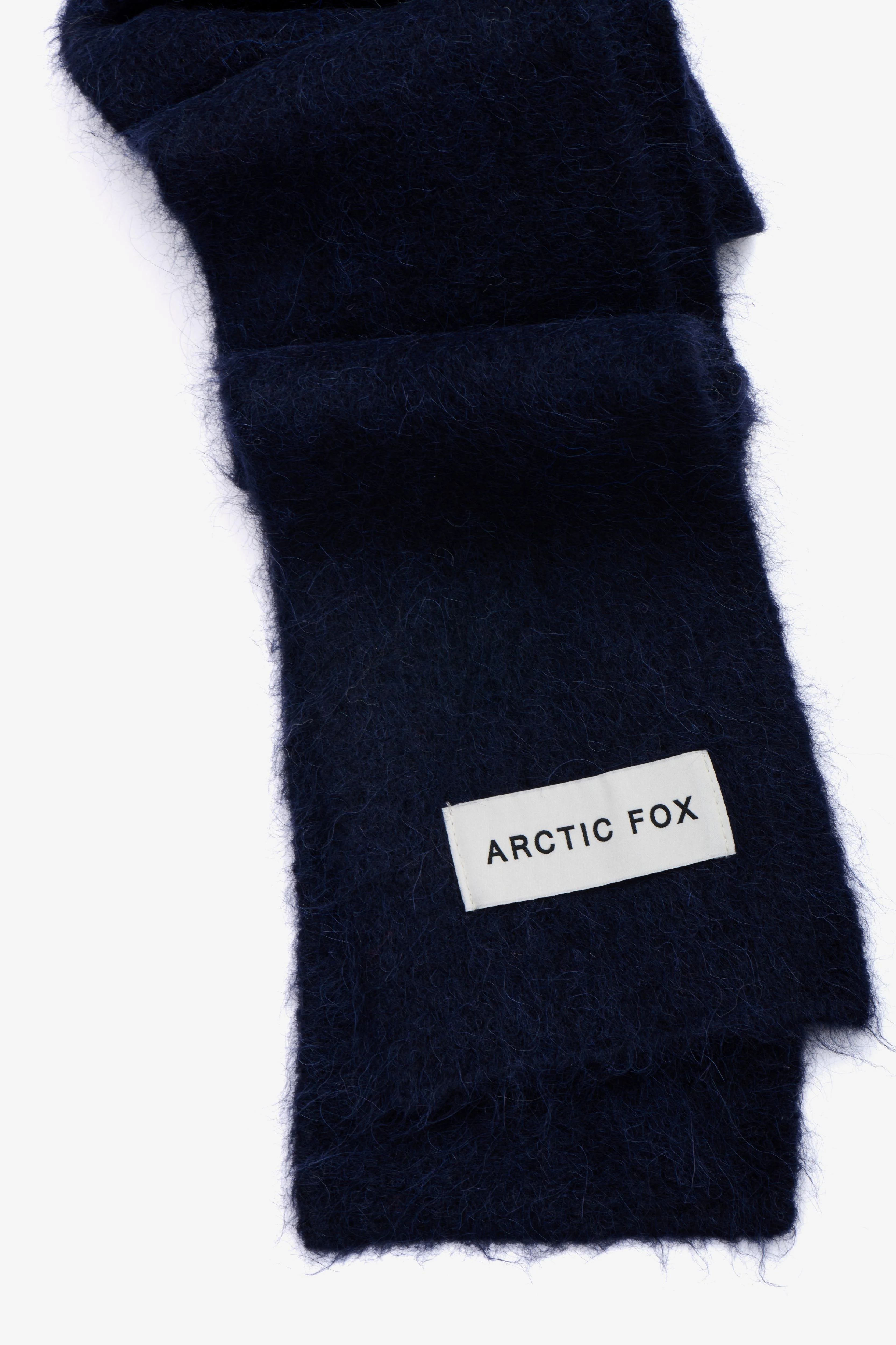 The Alpaca Skinny Scarf - Deep Sea Navy - Image 7