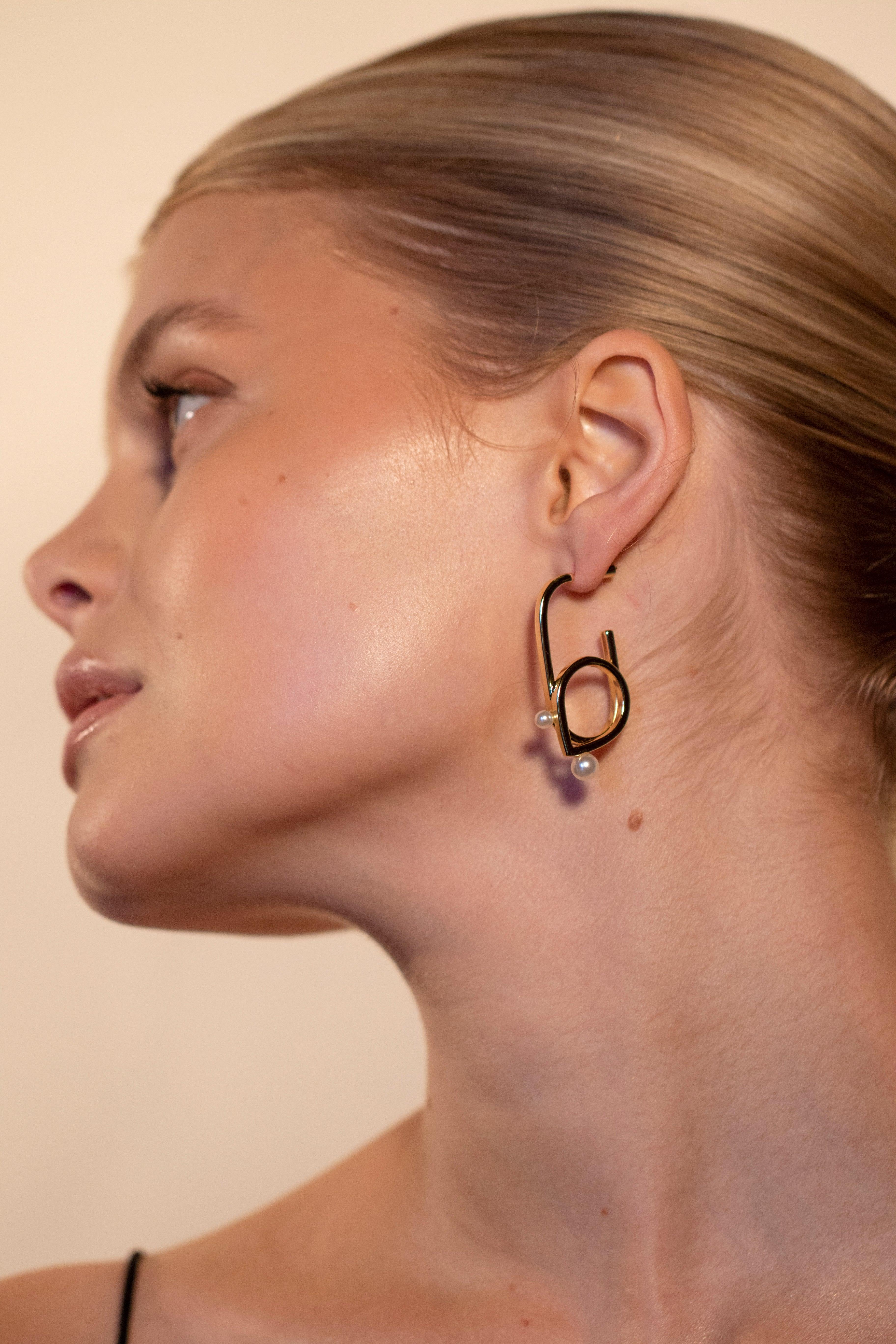 AVA Earrings - Gold - Image 2