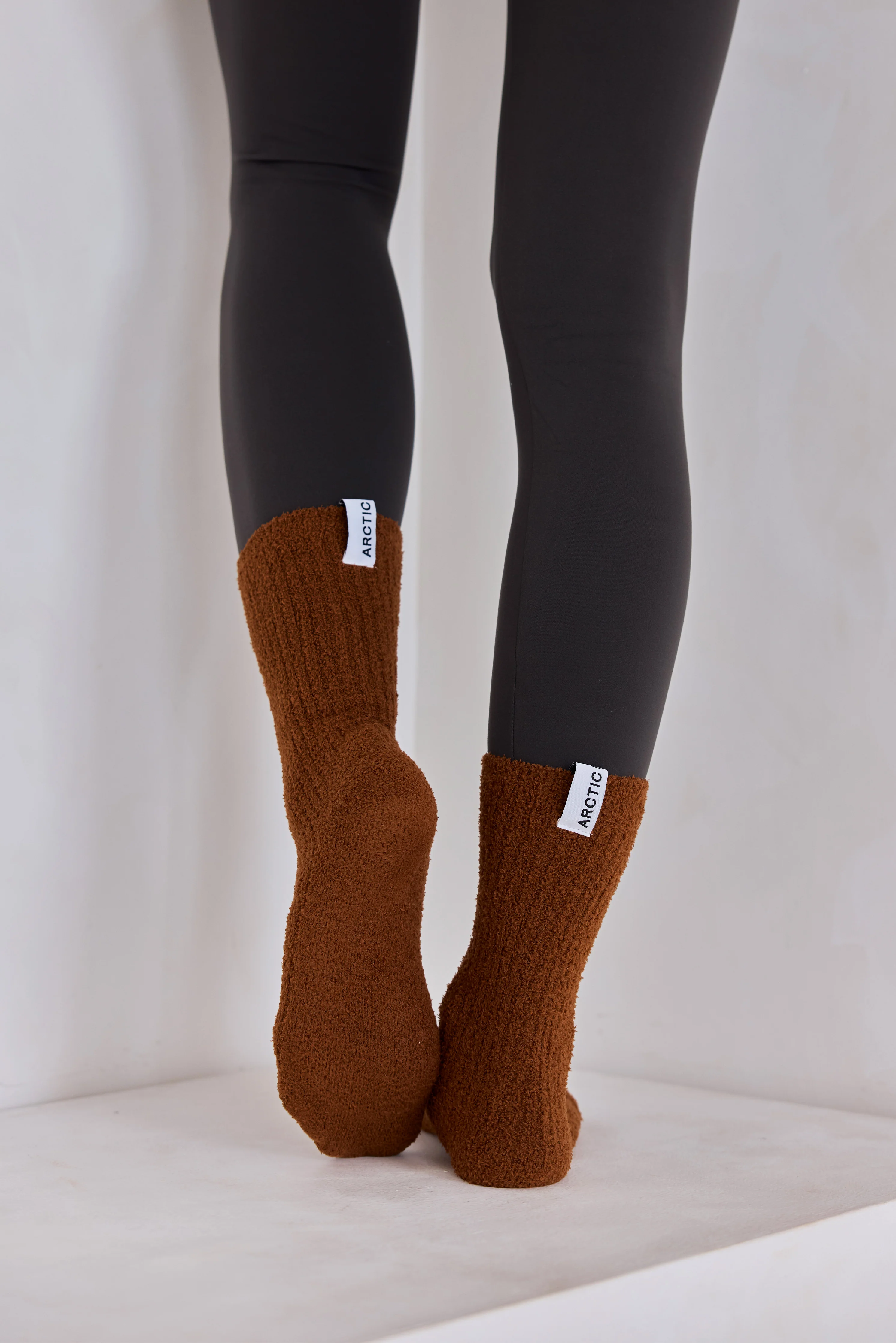 Cosy Socks - Sepia Brown - Image 2