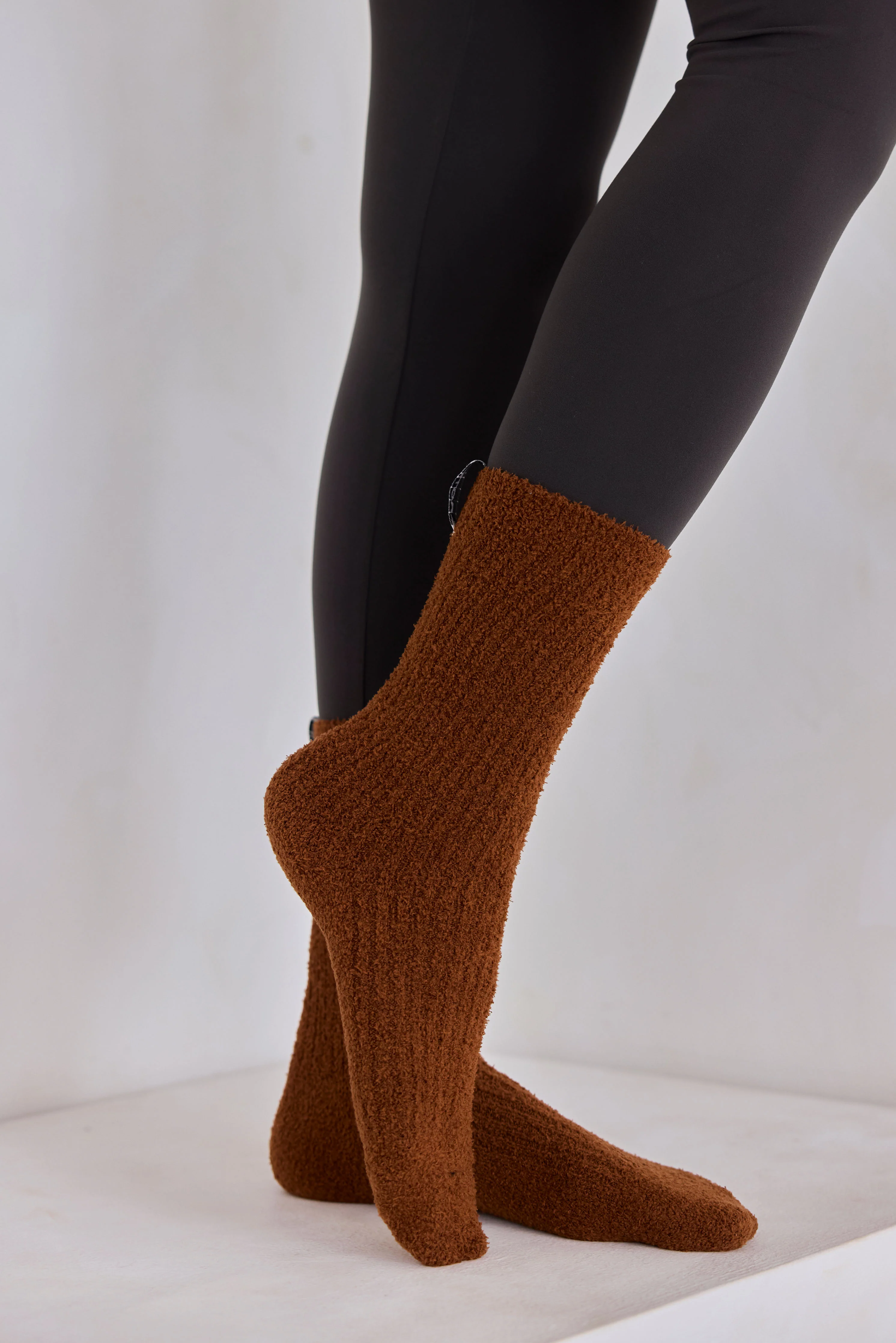Cosy Socks - Sepia Brown - Image 4