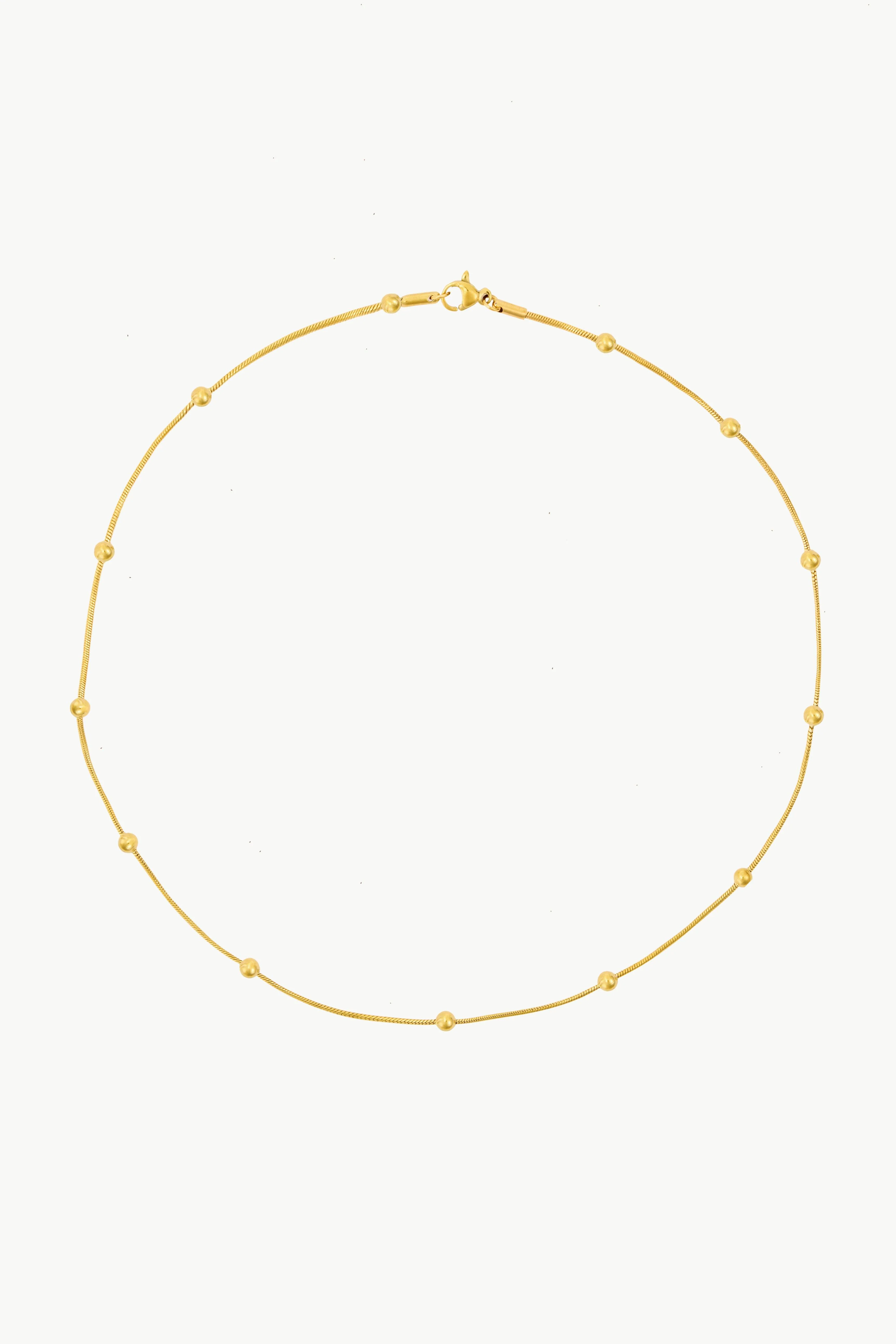 Satellite Bead Chain Necklace
