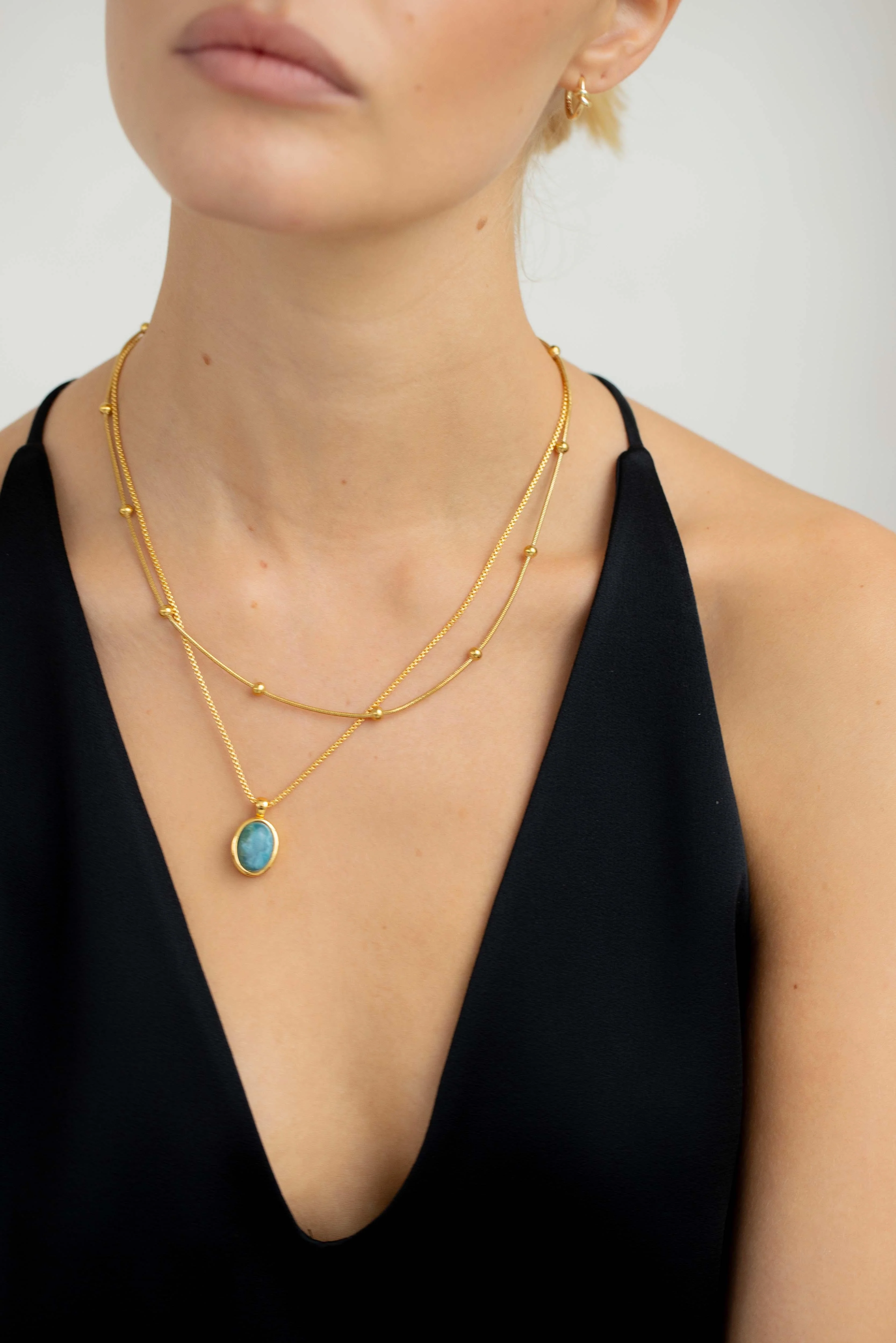 Satellite Bead Chain Necklace - Image 3