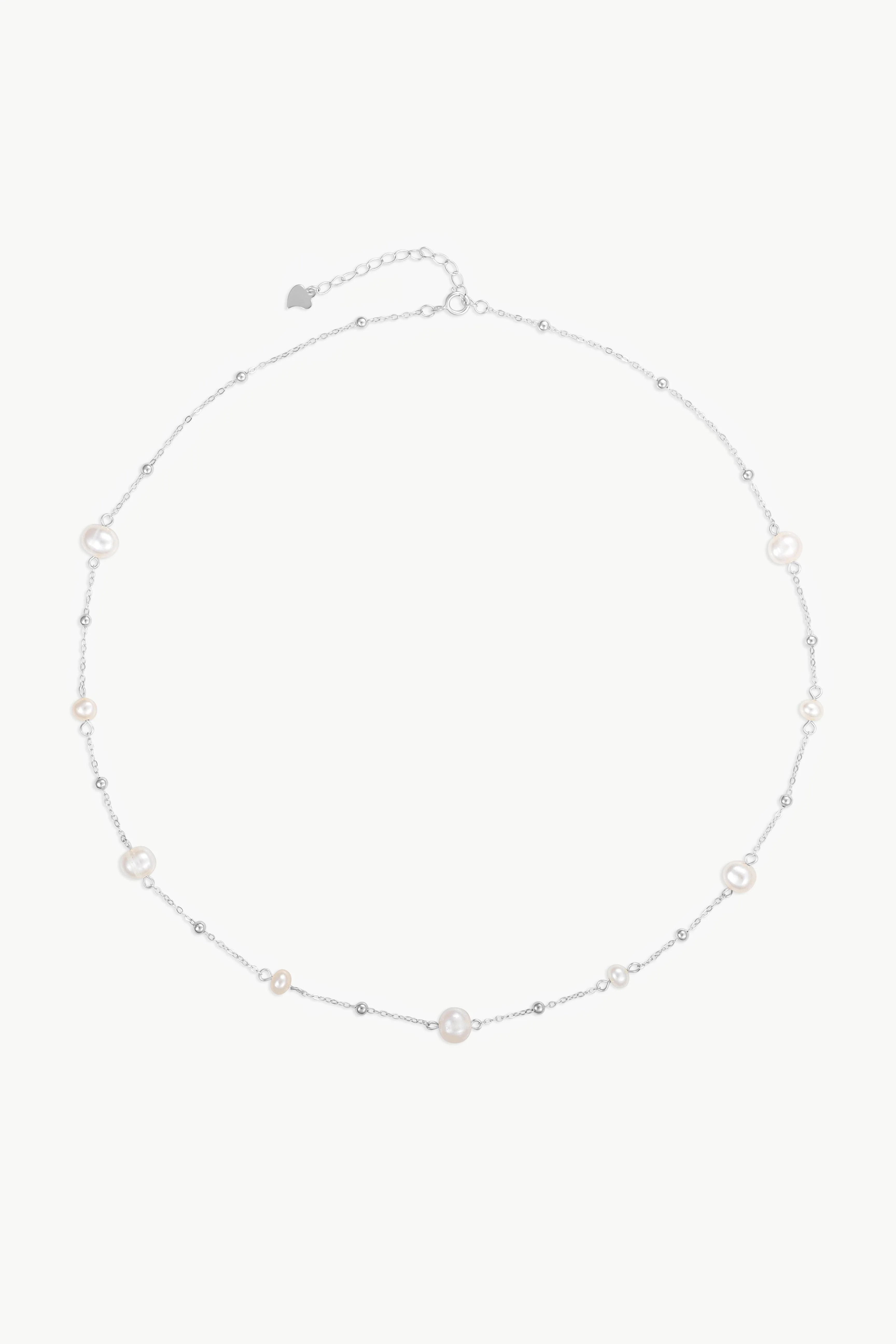 JOY - Beaded Pearl Chain Necklace