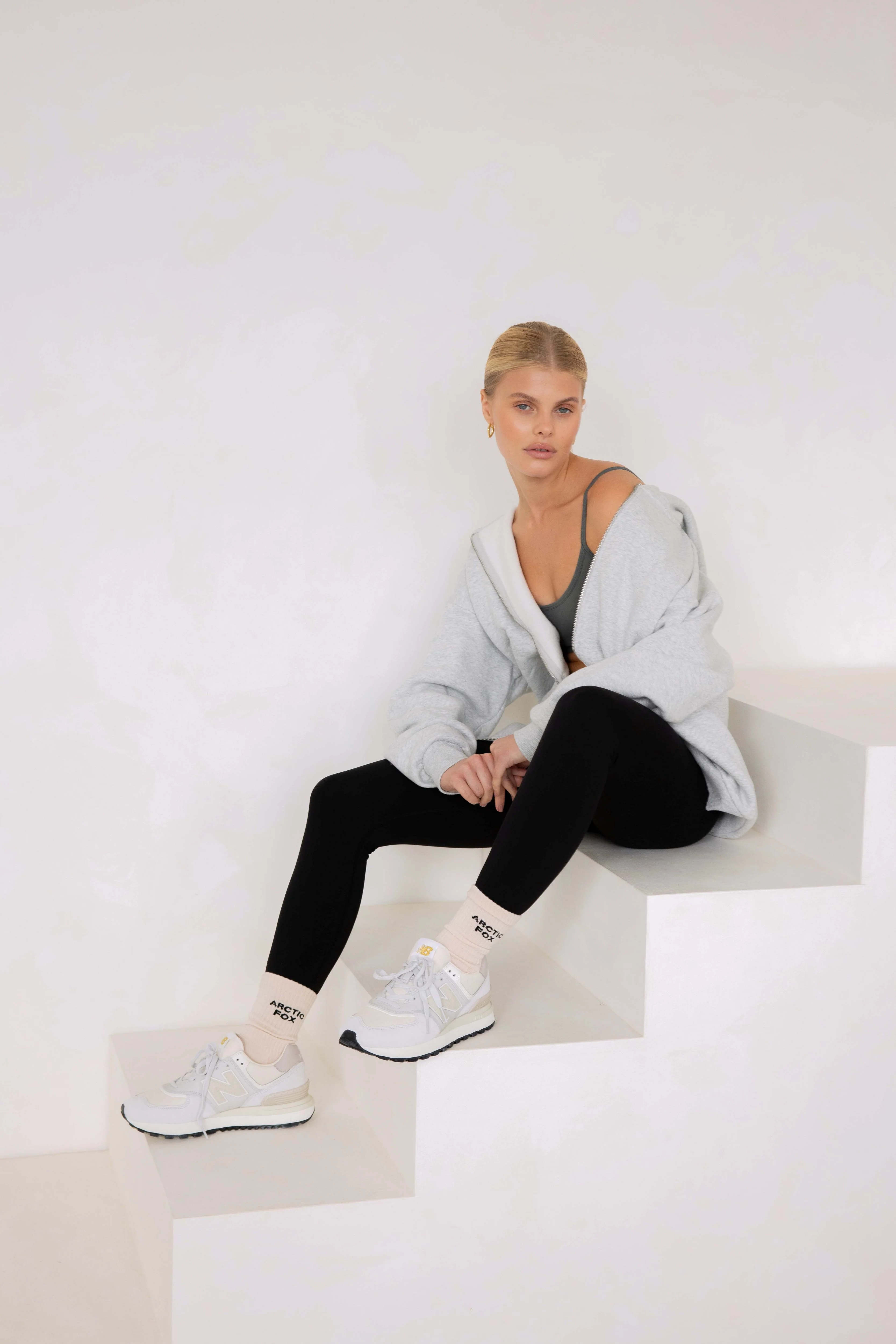 Sporty Socks - Off White - Image 6