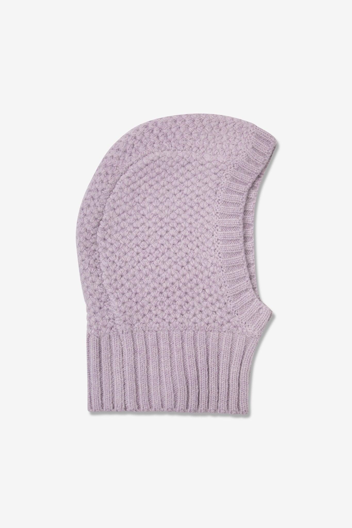 The Alpaca Balaclava Fitted Hood - Lilac - Image 8