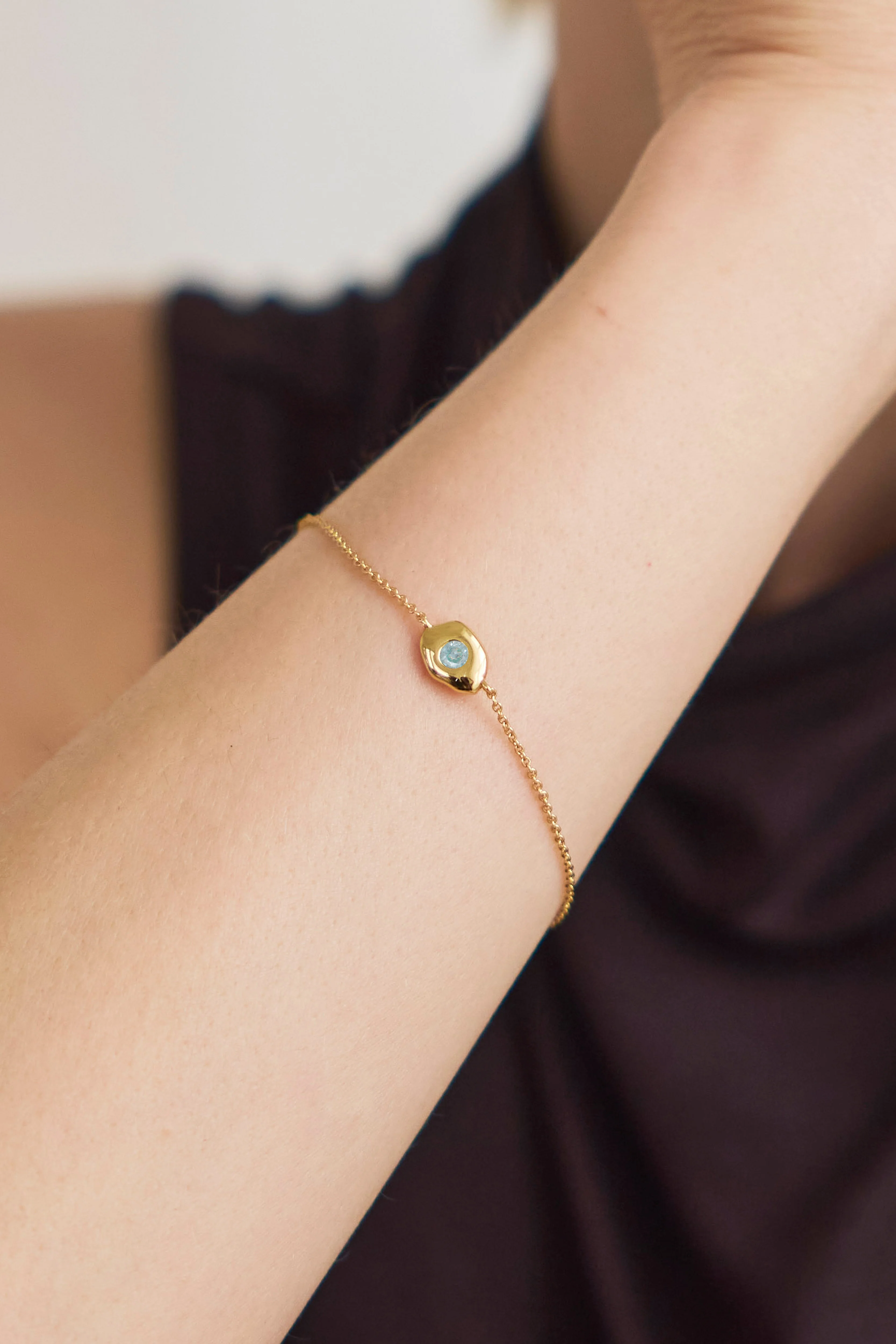 The March Birthstone Bracelet - Image 4