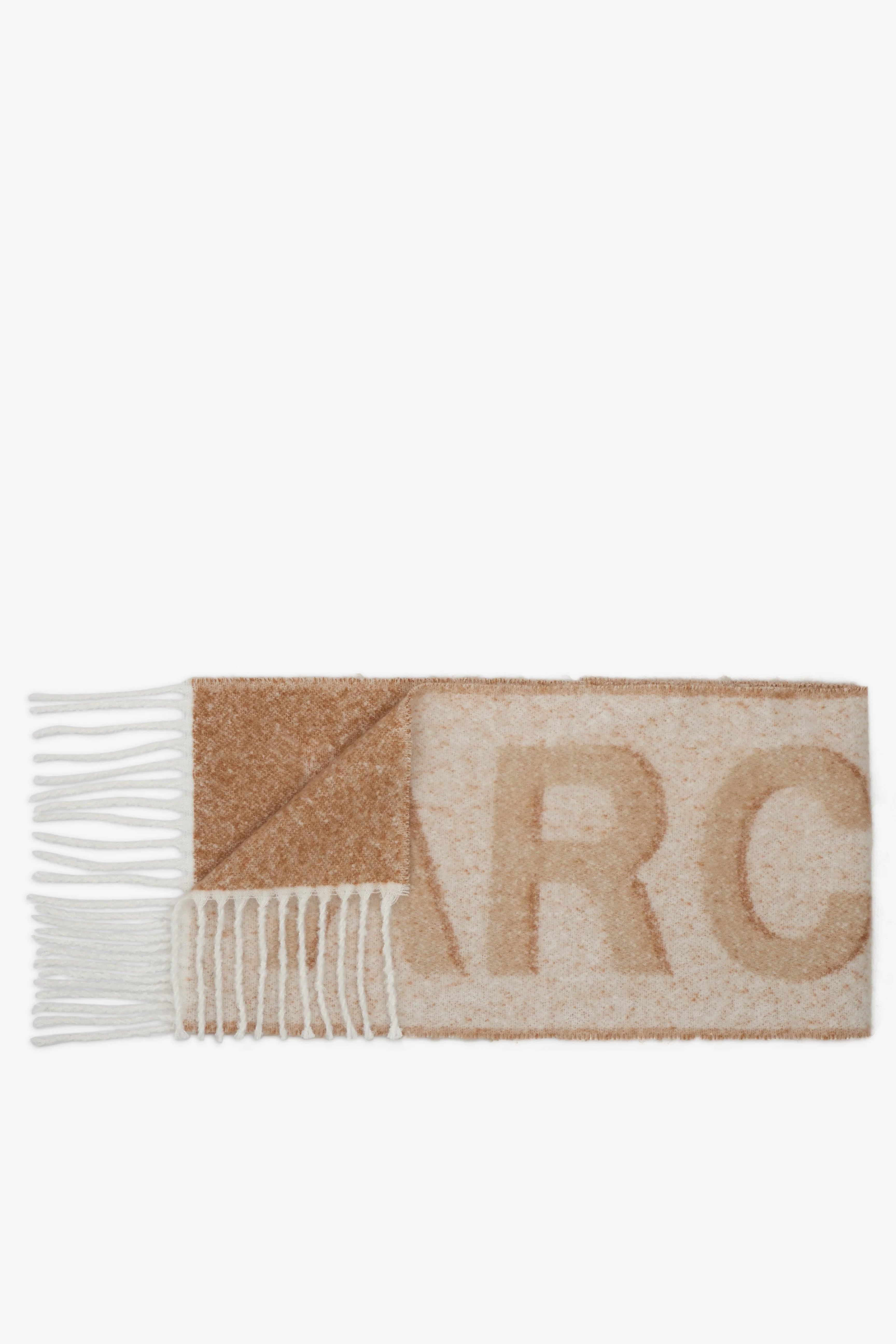 The Logo Scarf - Off White Beige - Image 3