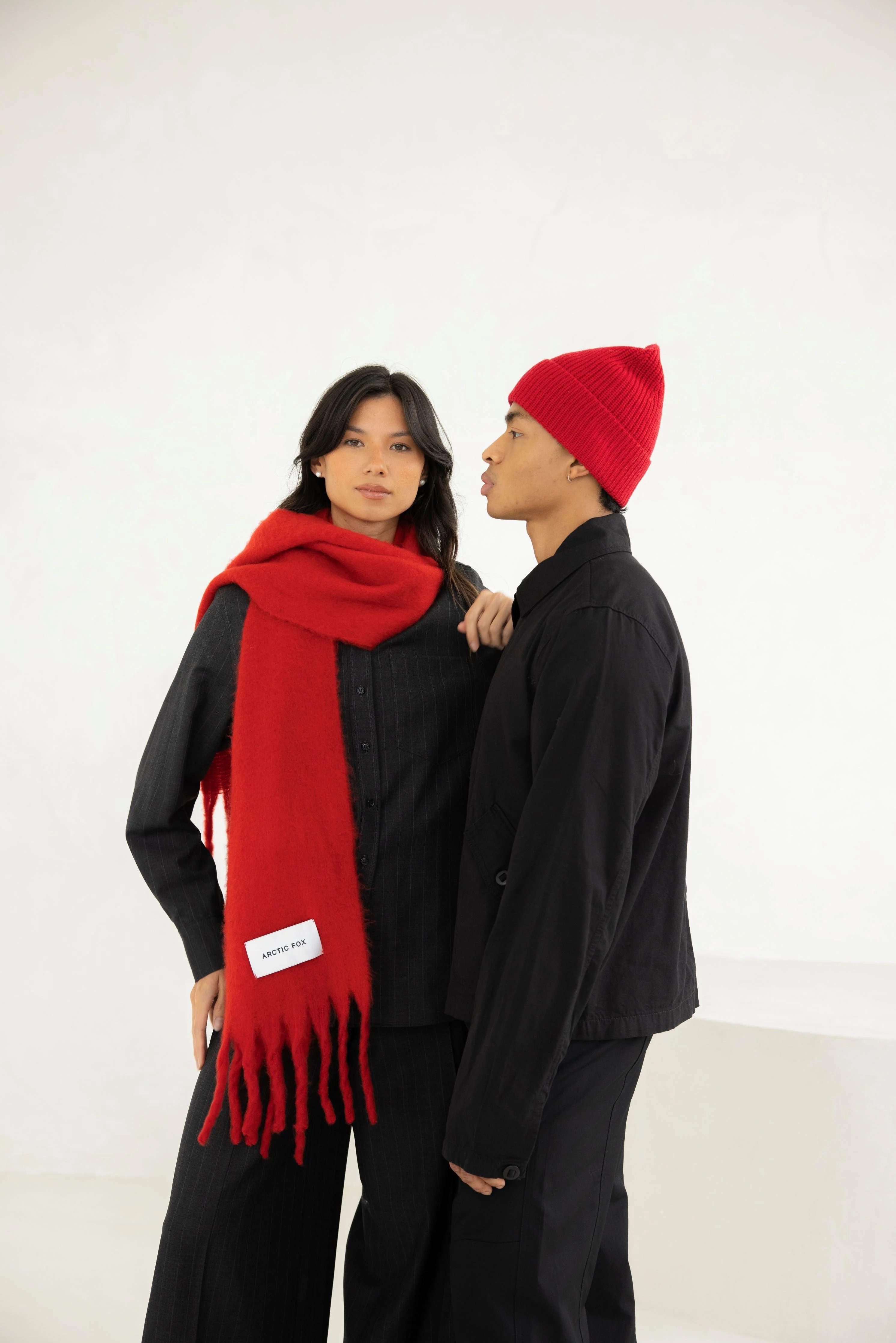 The Merino Wool Beanie - Rosewood Red - Image 4