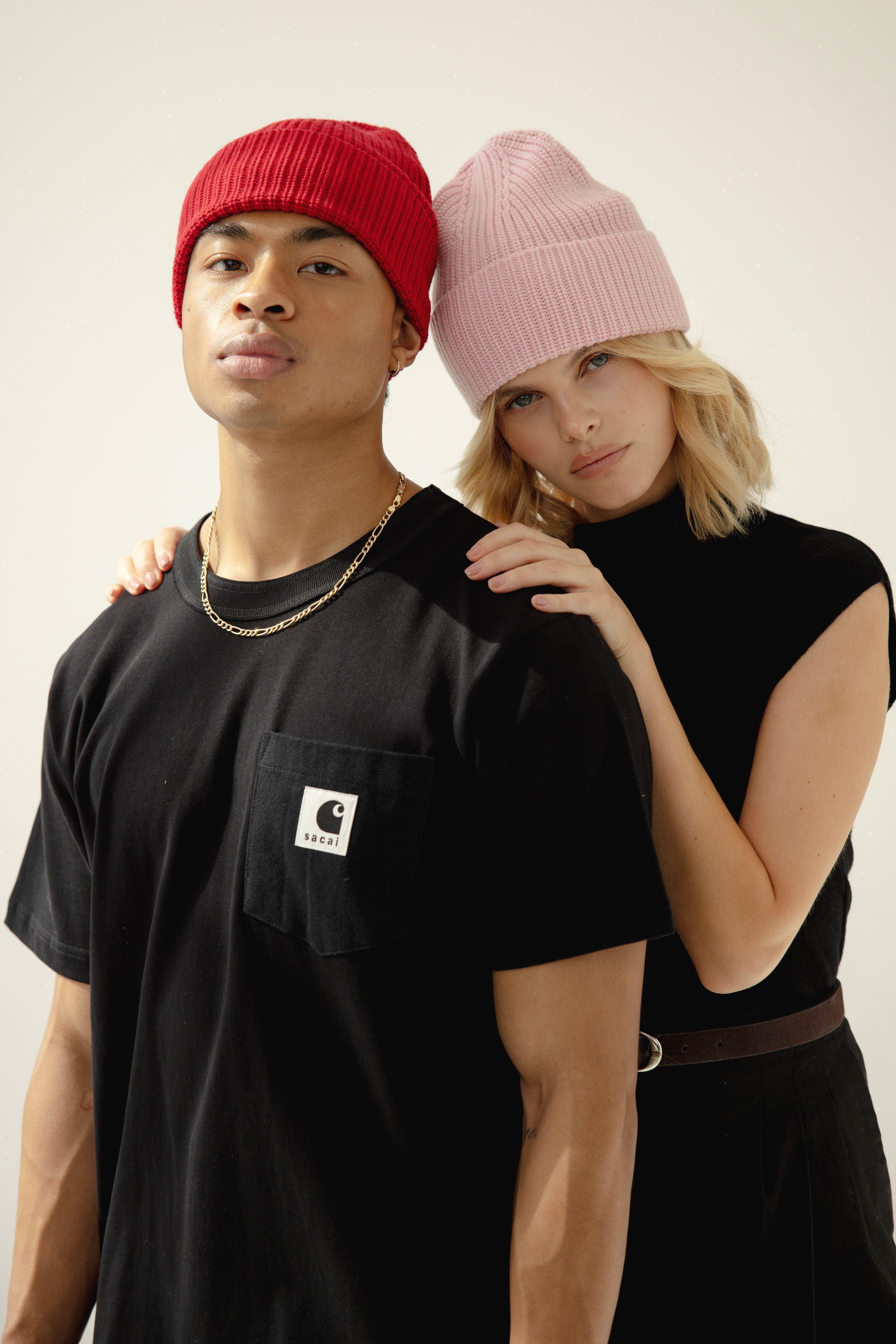 The Merino Wool Beanie - Rosewood Red - Image 6