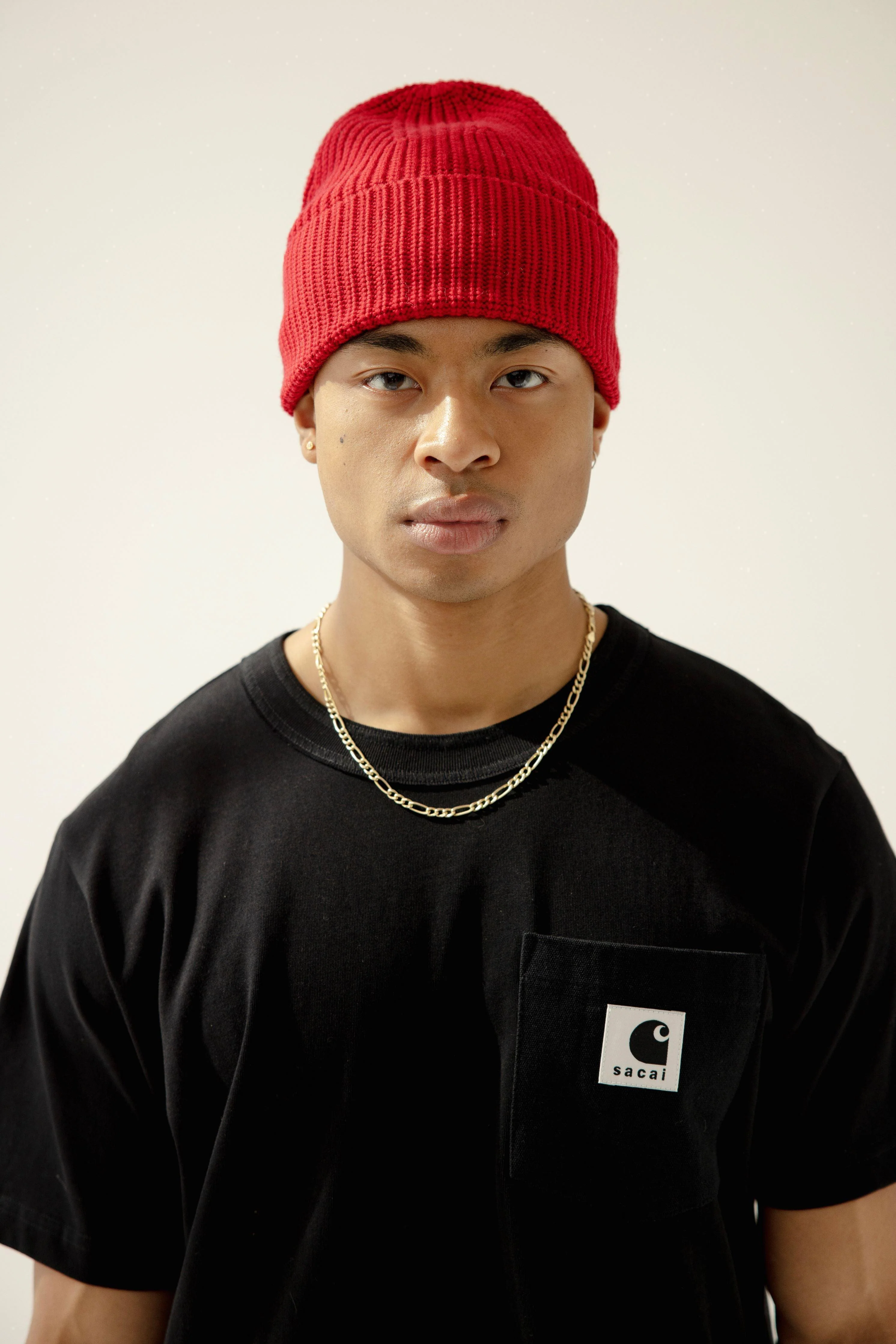 The Merino Wool Beanie - Rosewood Red - Image 8