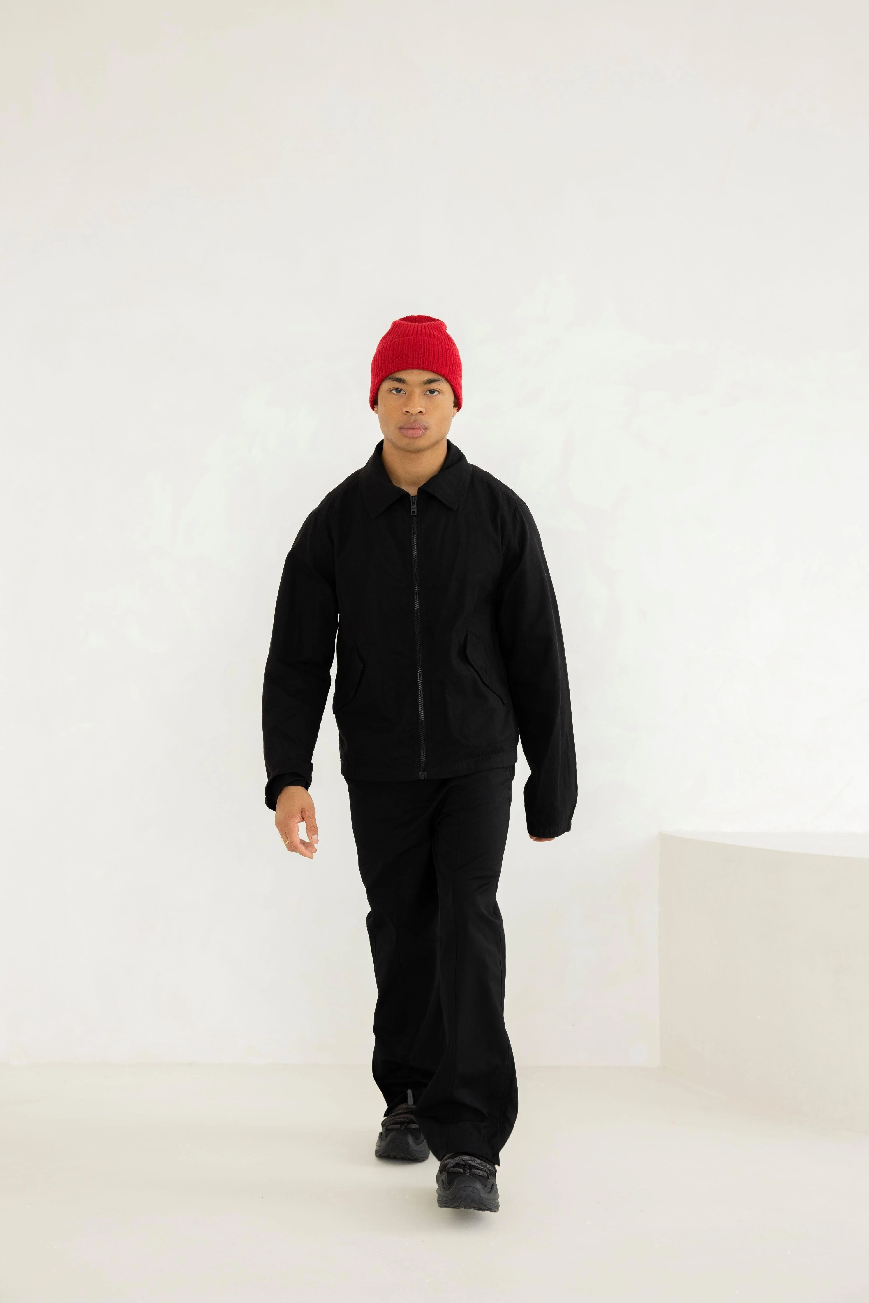 The Merino Wool Beanie - Rosewood Red - Image 9