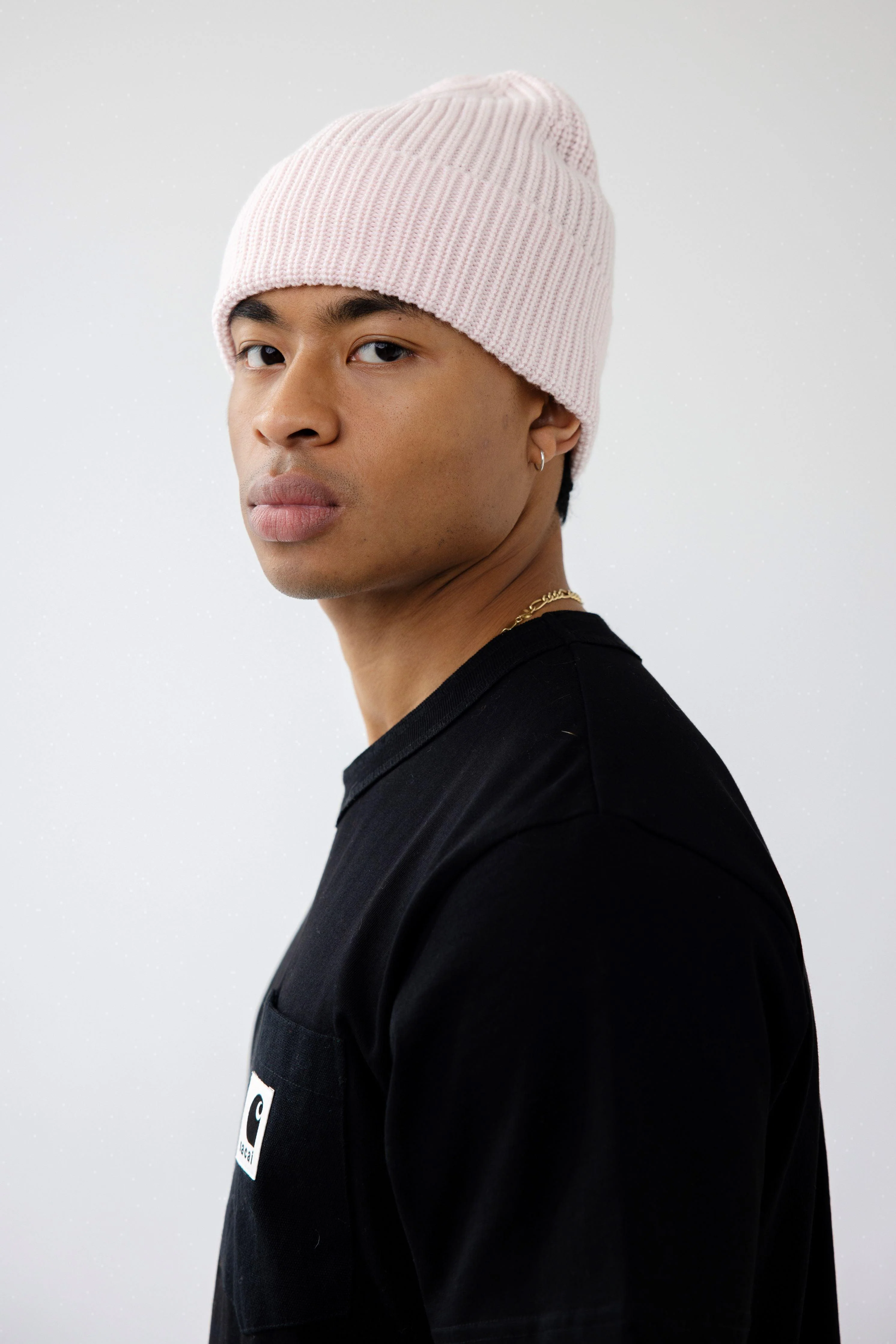 The Merino Wool Beanie - Snow Blossom - Image 5