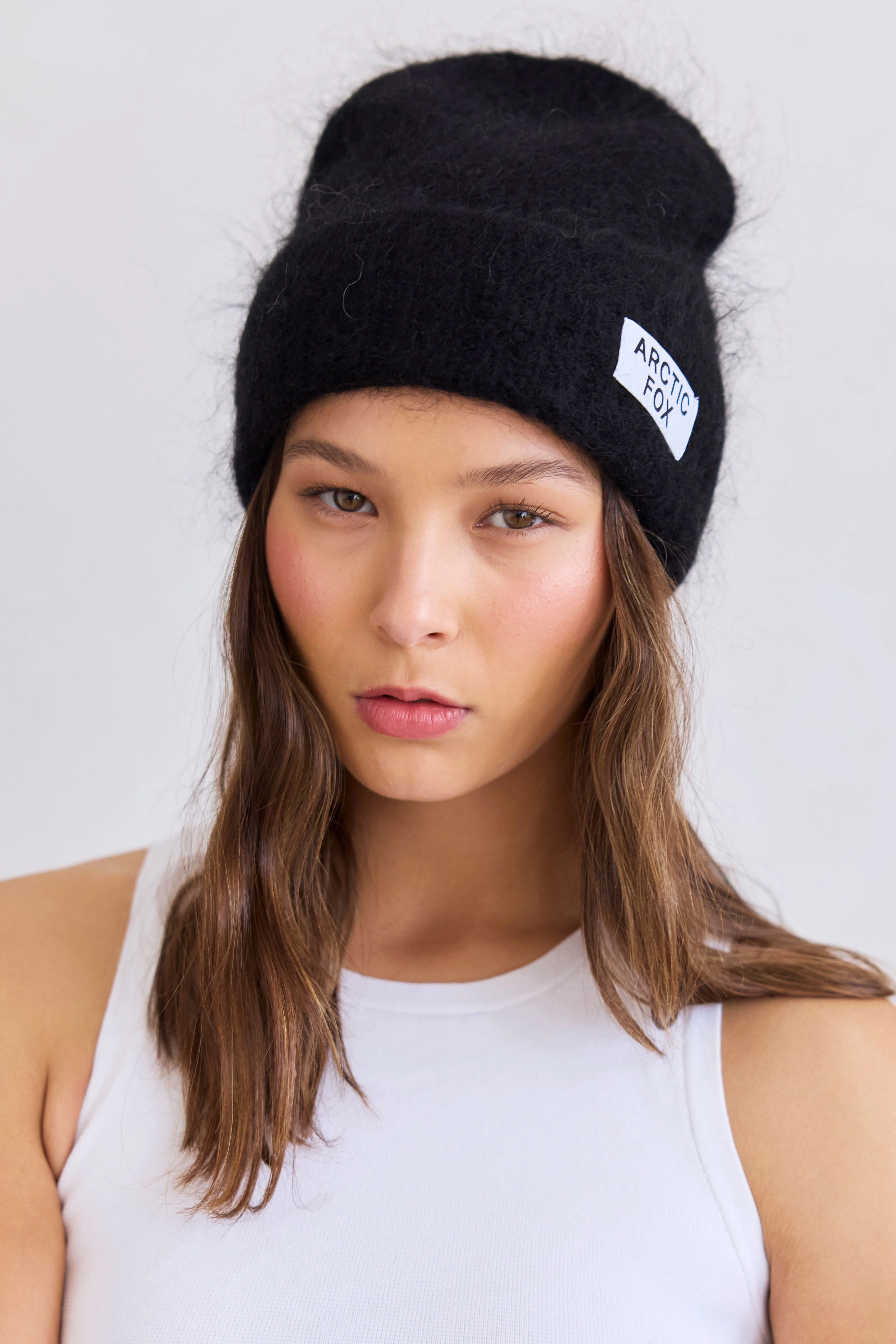 The Mohair Beanie - Ebony Black - Image 4