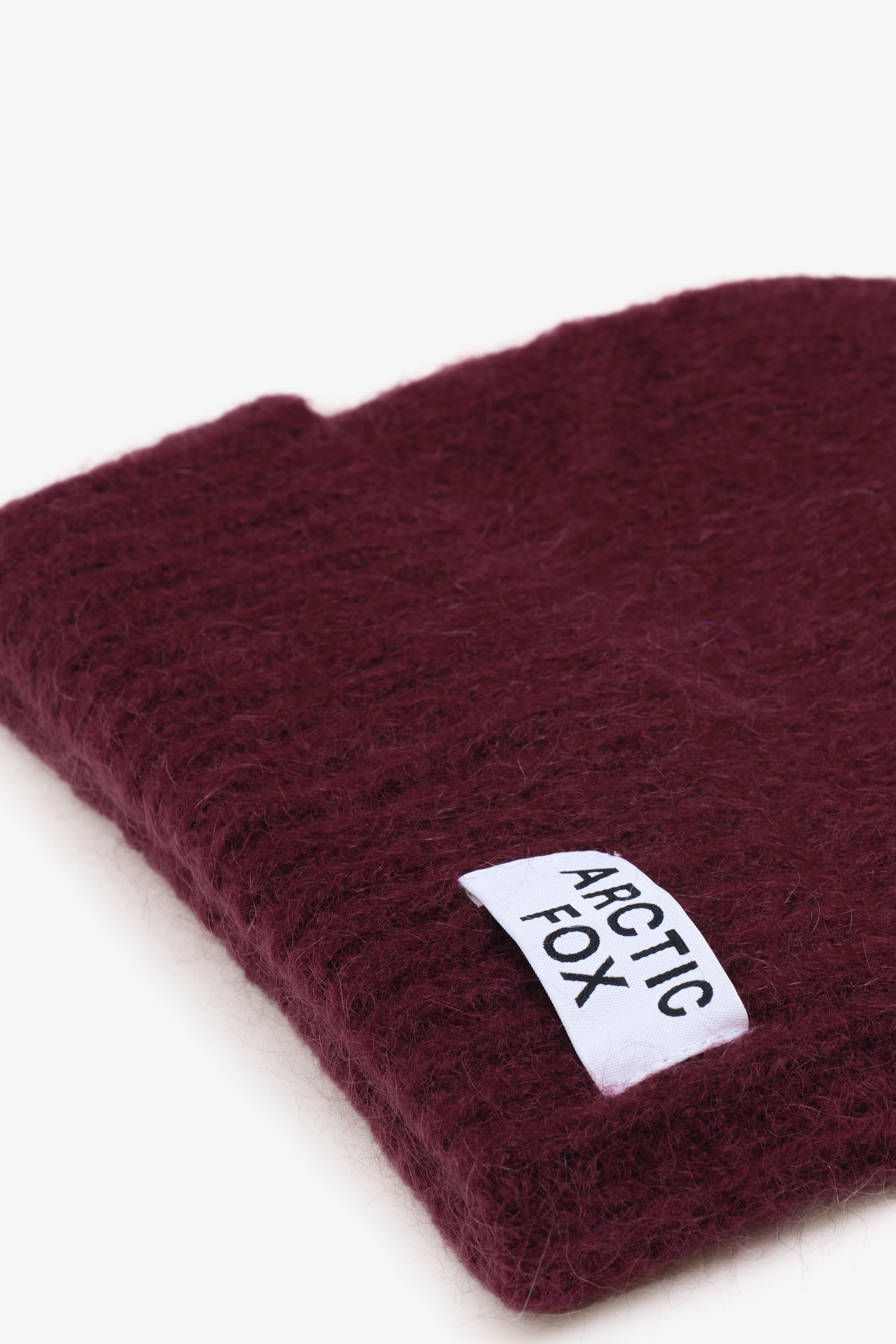 The Mohair Beanie - Cherry Burgundy - Image 10