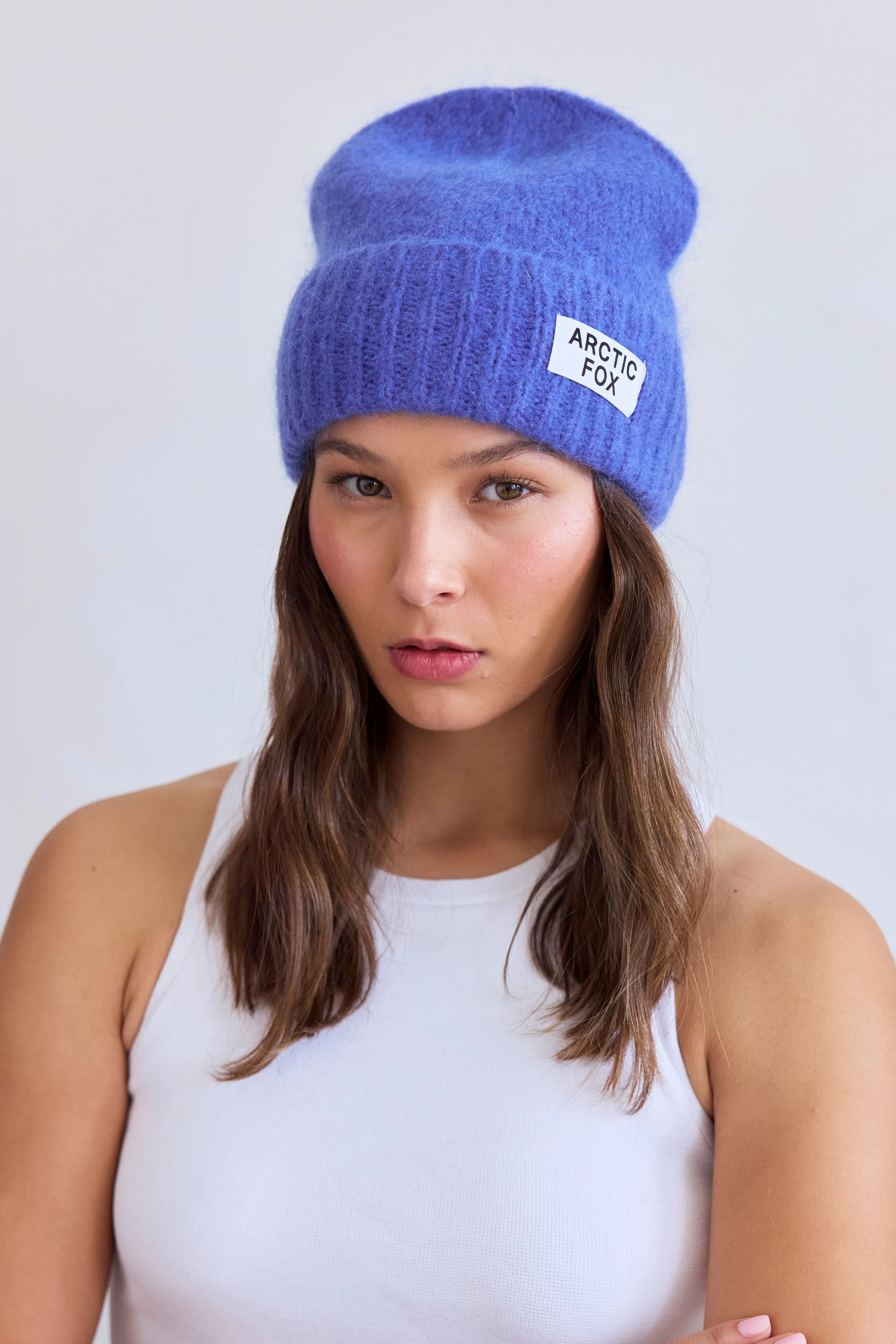 The Mohair Beanie - Future Dusk Blue - Image 3