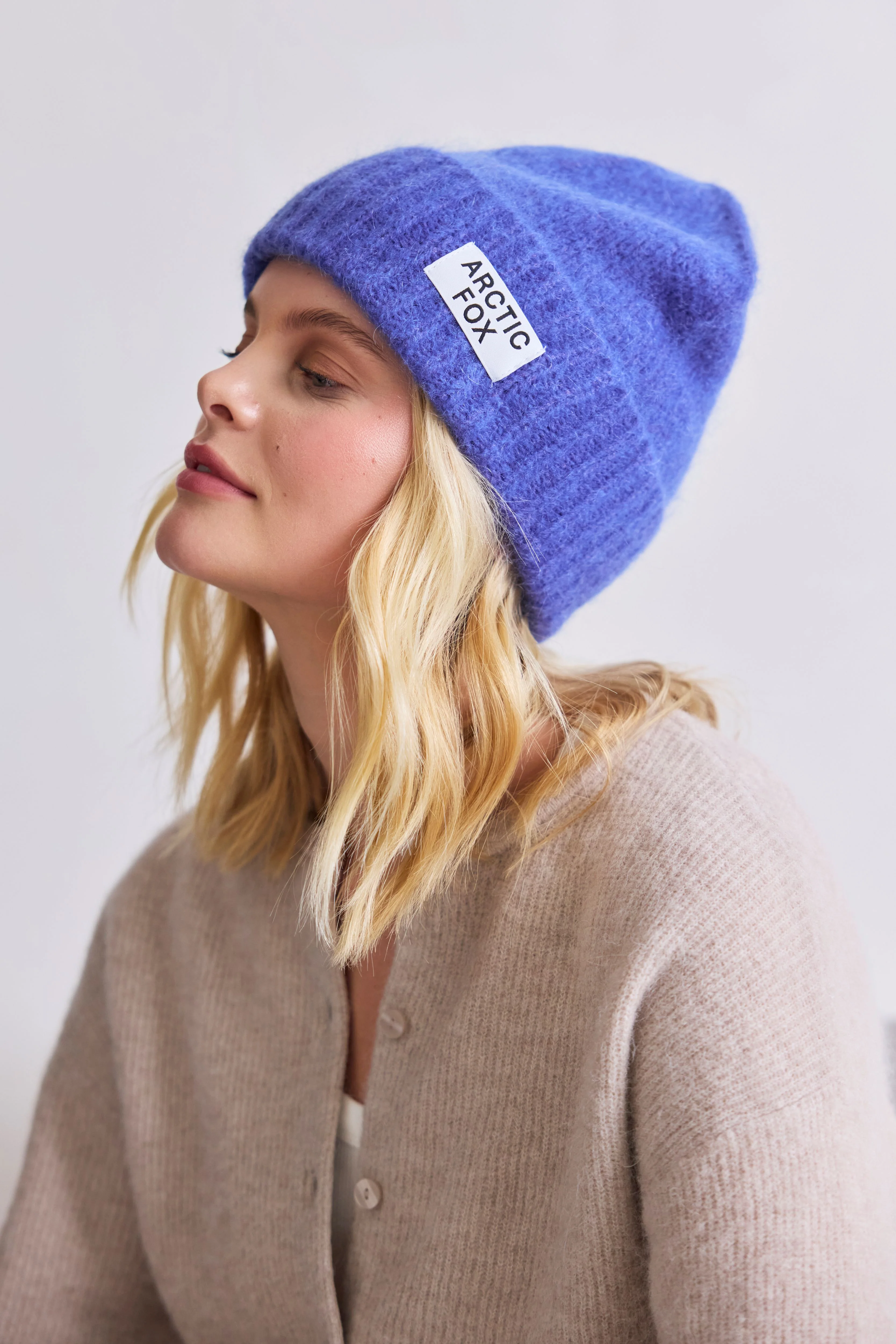The Mohair Beanie - Future Dusk Blue - Image 4