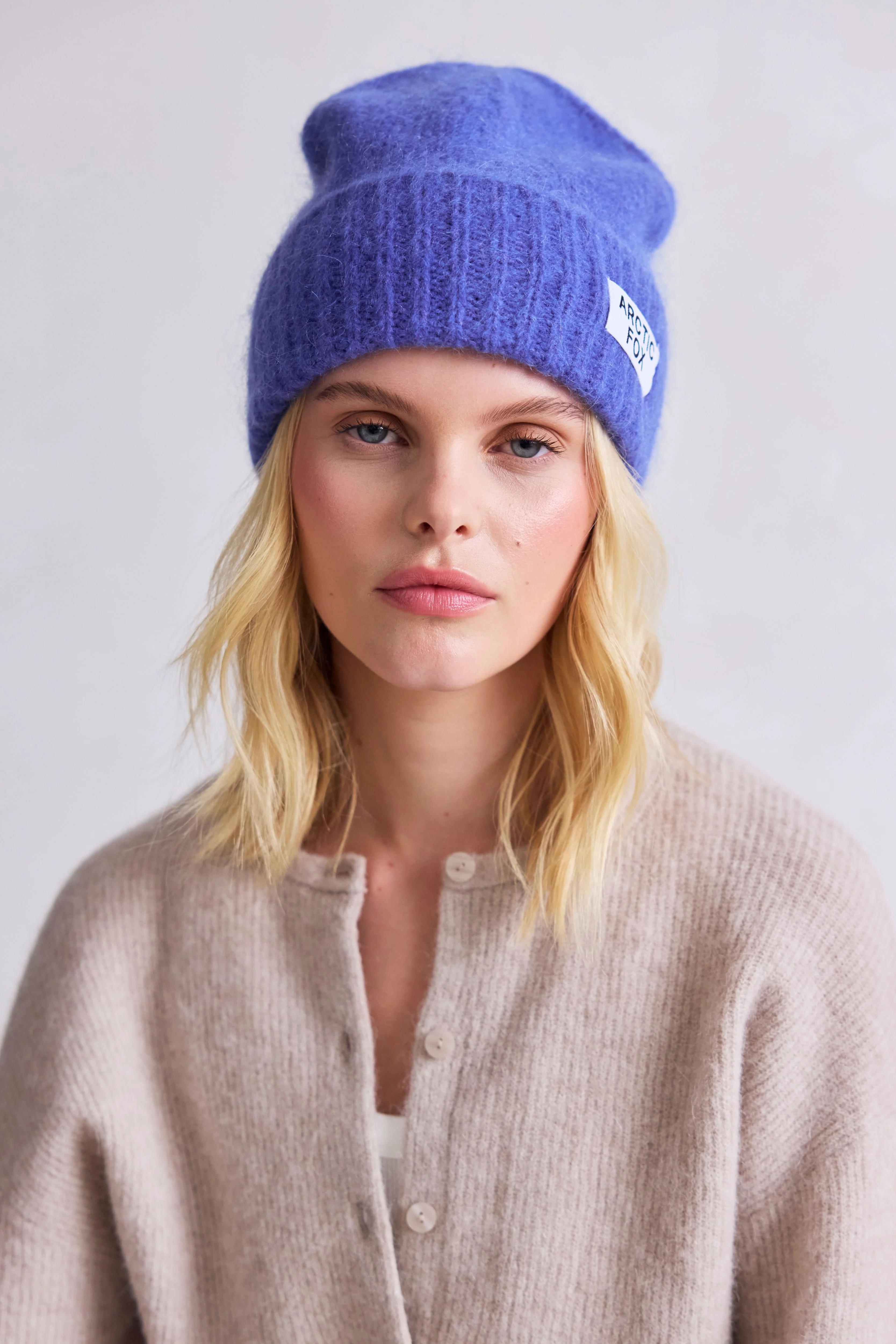 The Mohair Beanie - Future Dusk Blue - Image 5