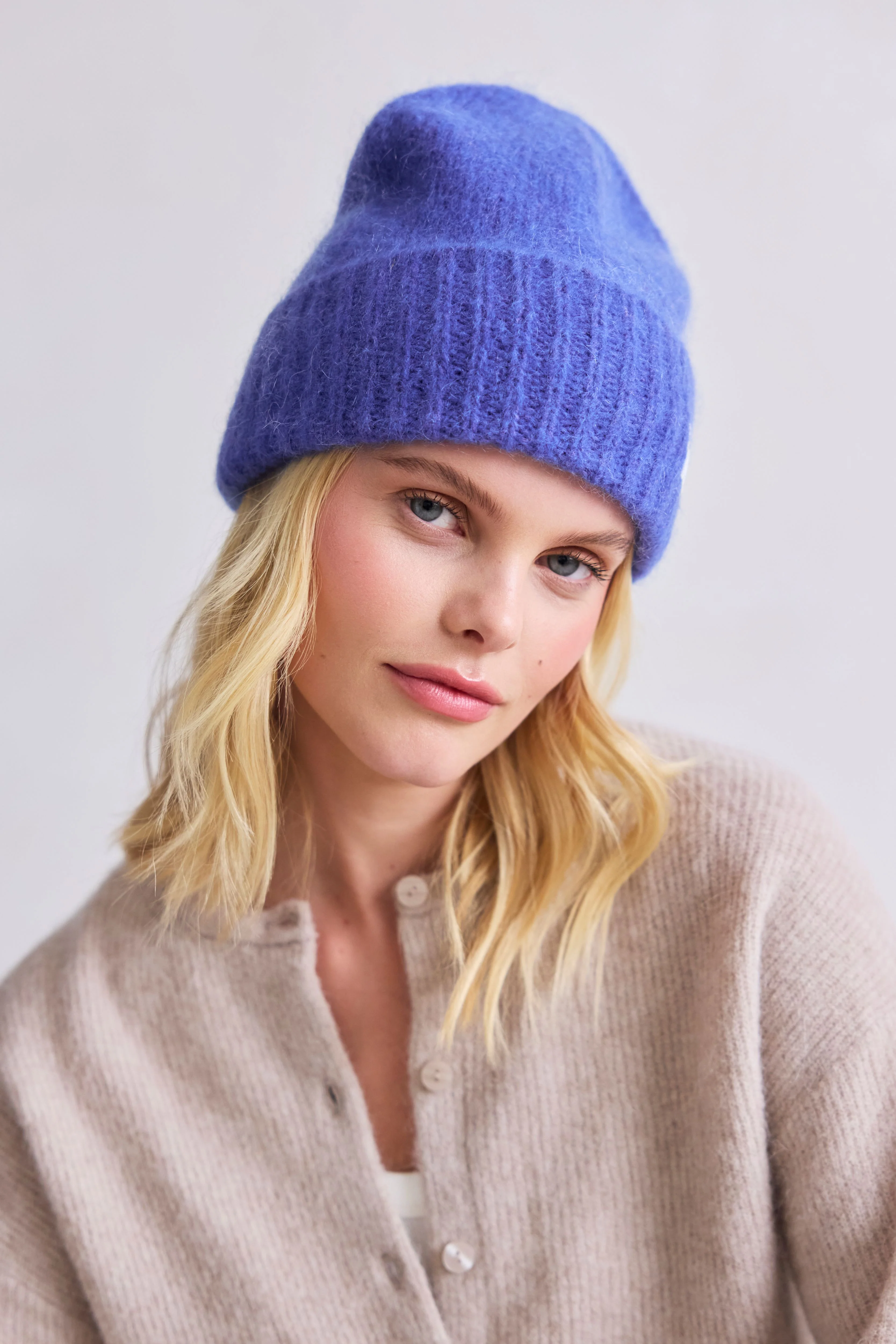The Mohair Beanie - Future Dusk Blue - Image 7