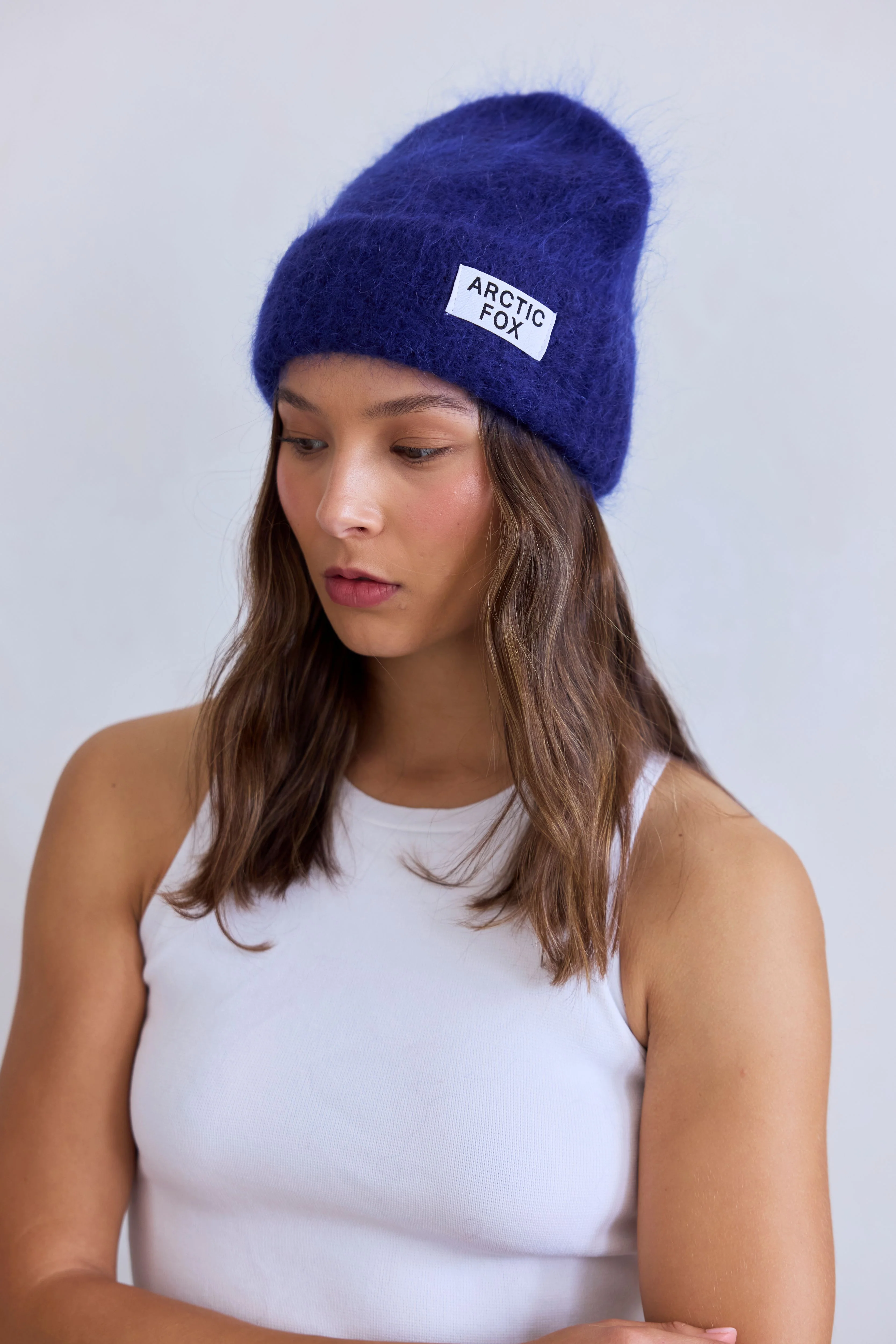 The Mohair Beanie - Deep Sea Navy - Image 3