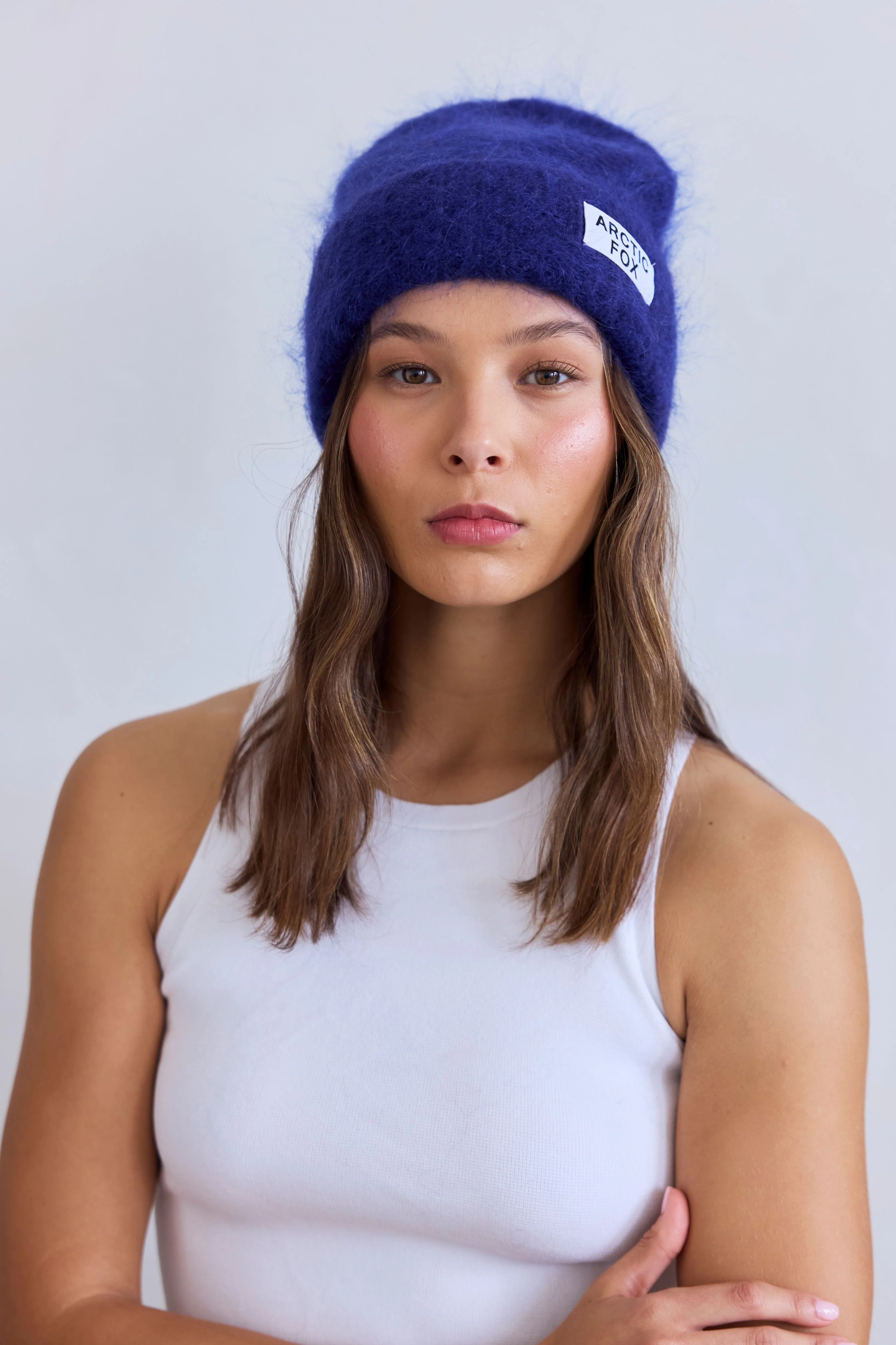 The Mohair Beanie - Deep Sea Navy - Image 4