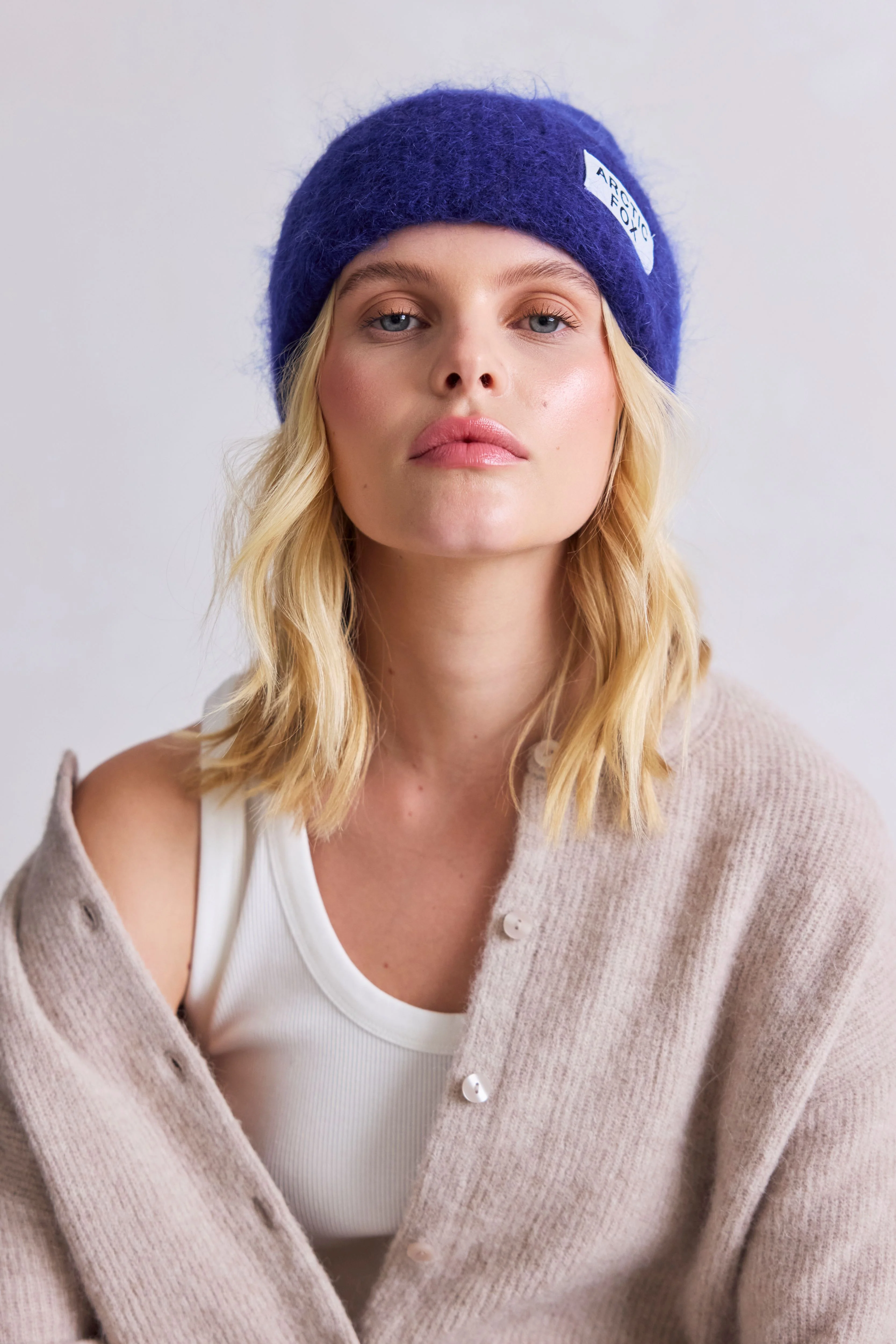The Mohair Beanie - Deep Sea Navy - Image 7