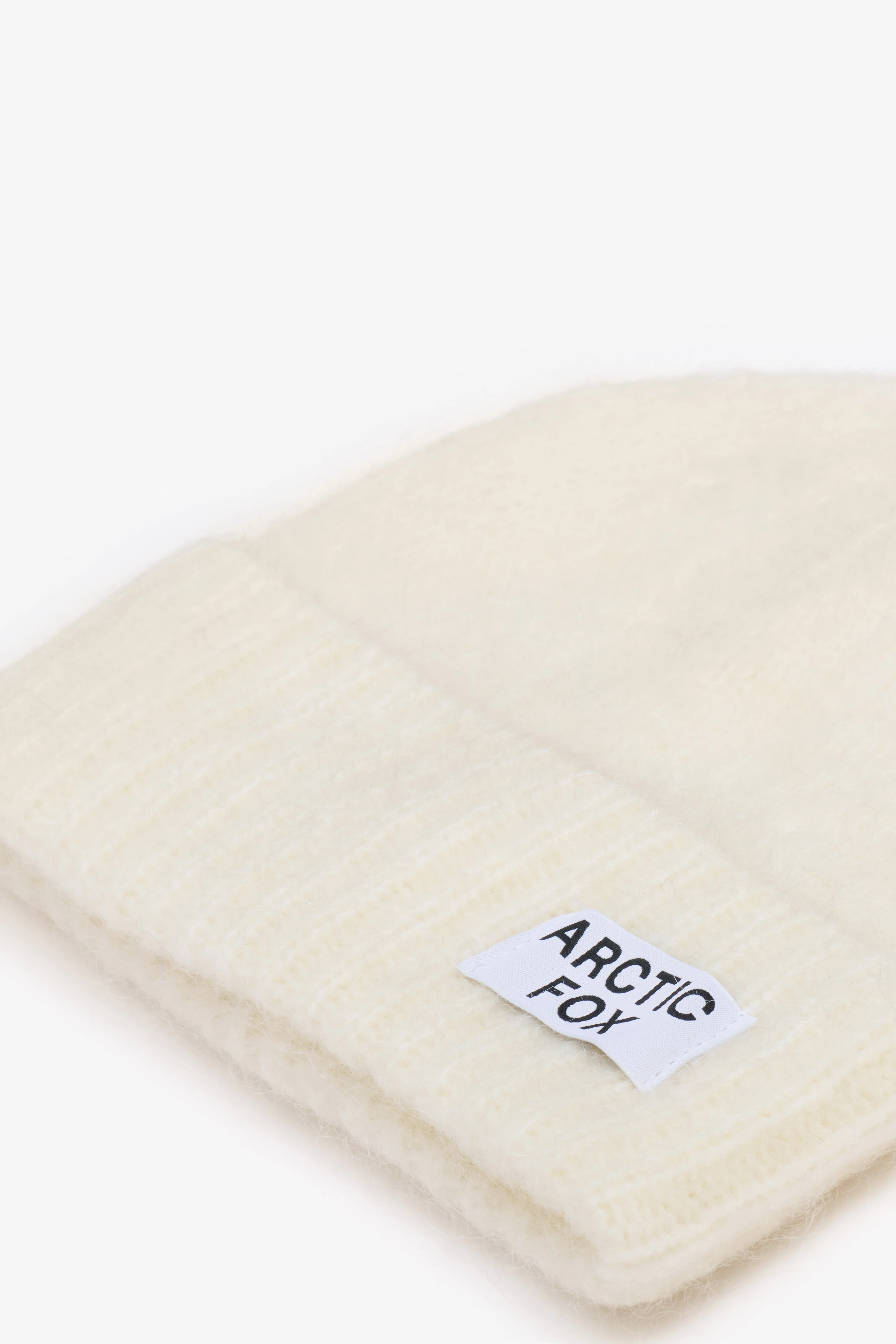 The Mohair Beanie - Winter White - Image 6