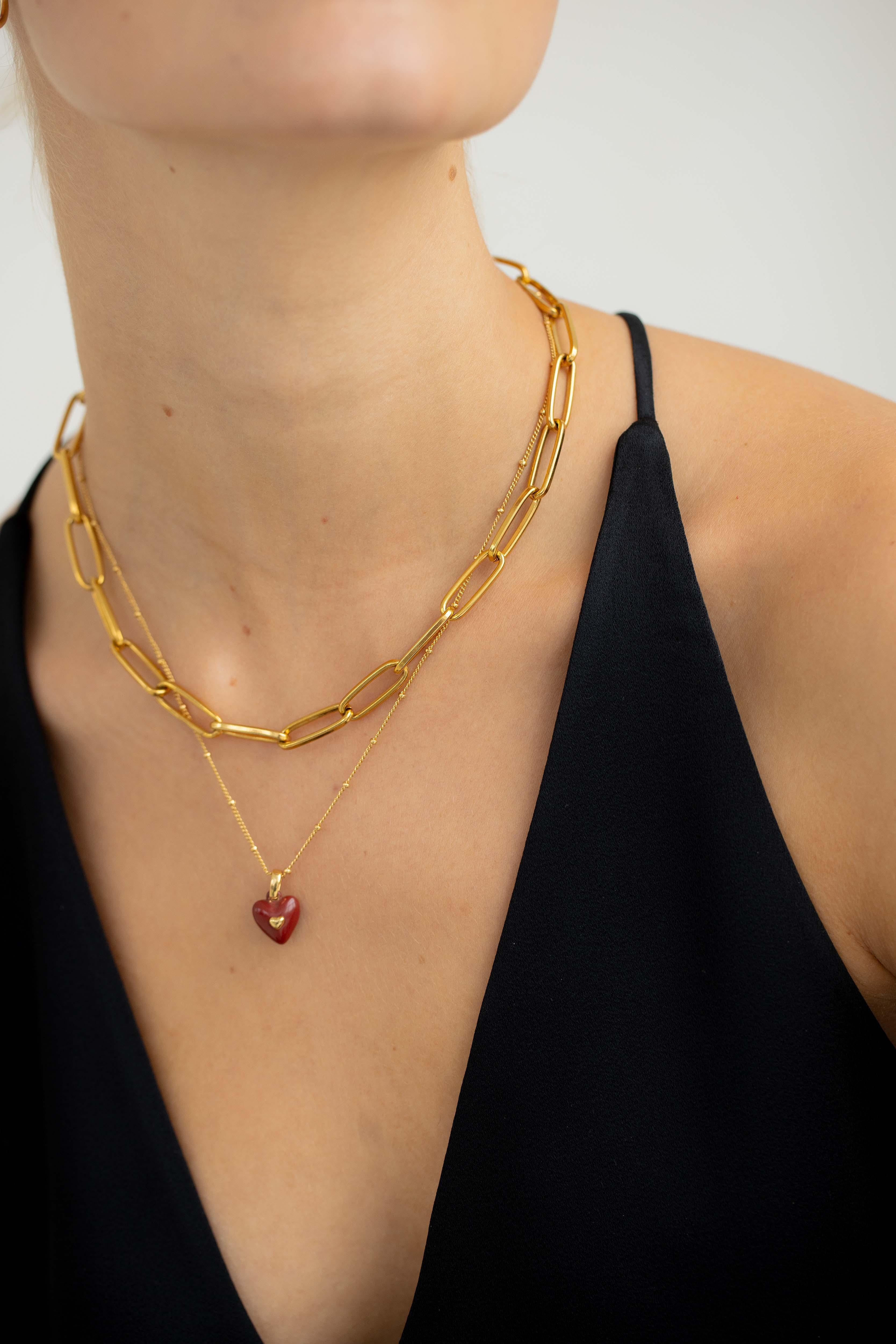 The Paperclip Chain Necklace - Gold