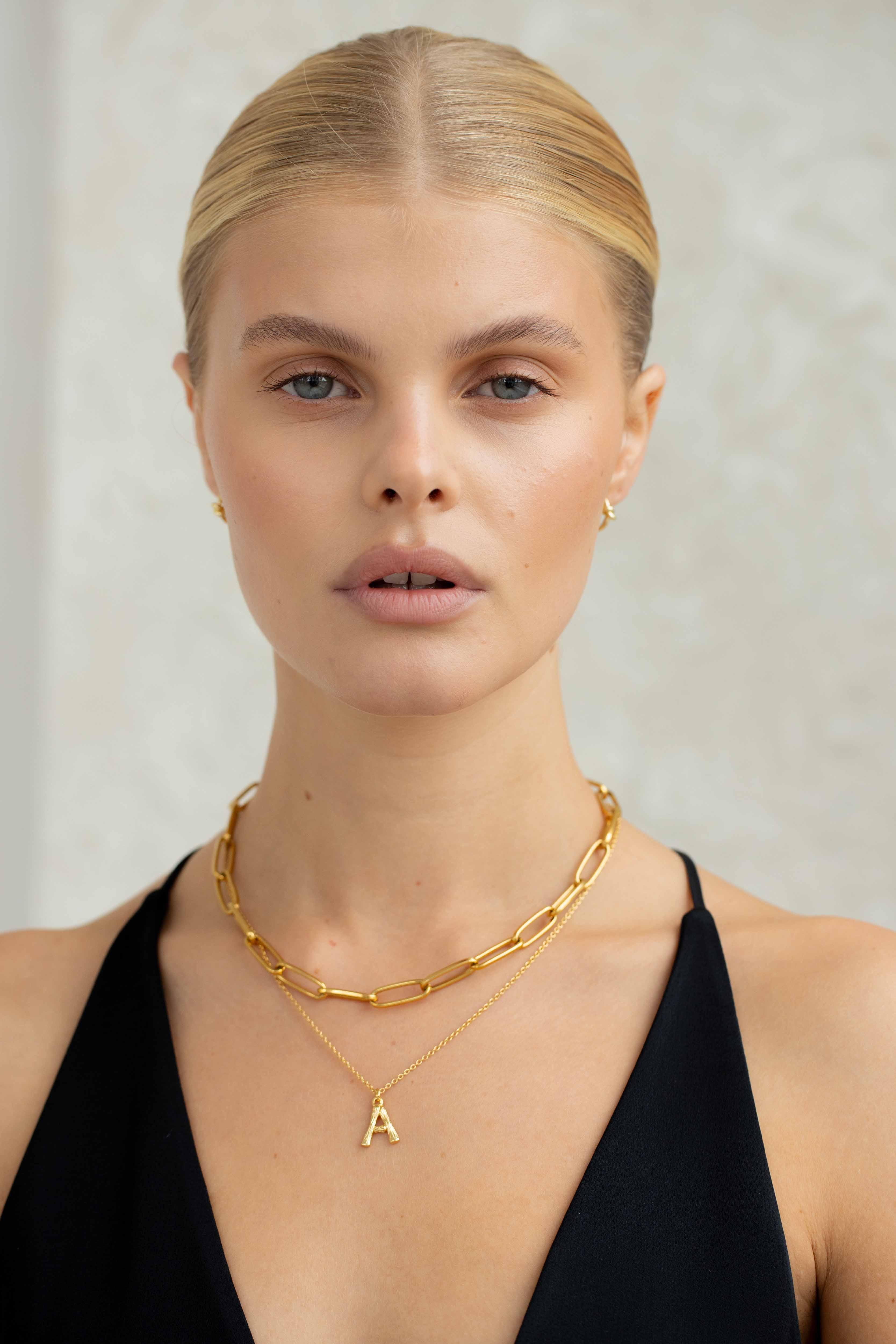 The Paperclip Chain Necklace - Gold - Image 3