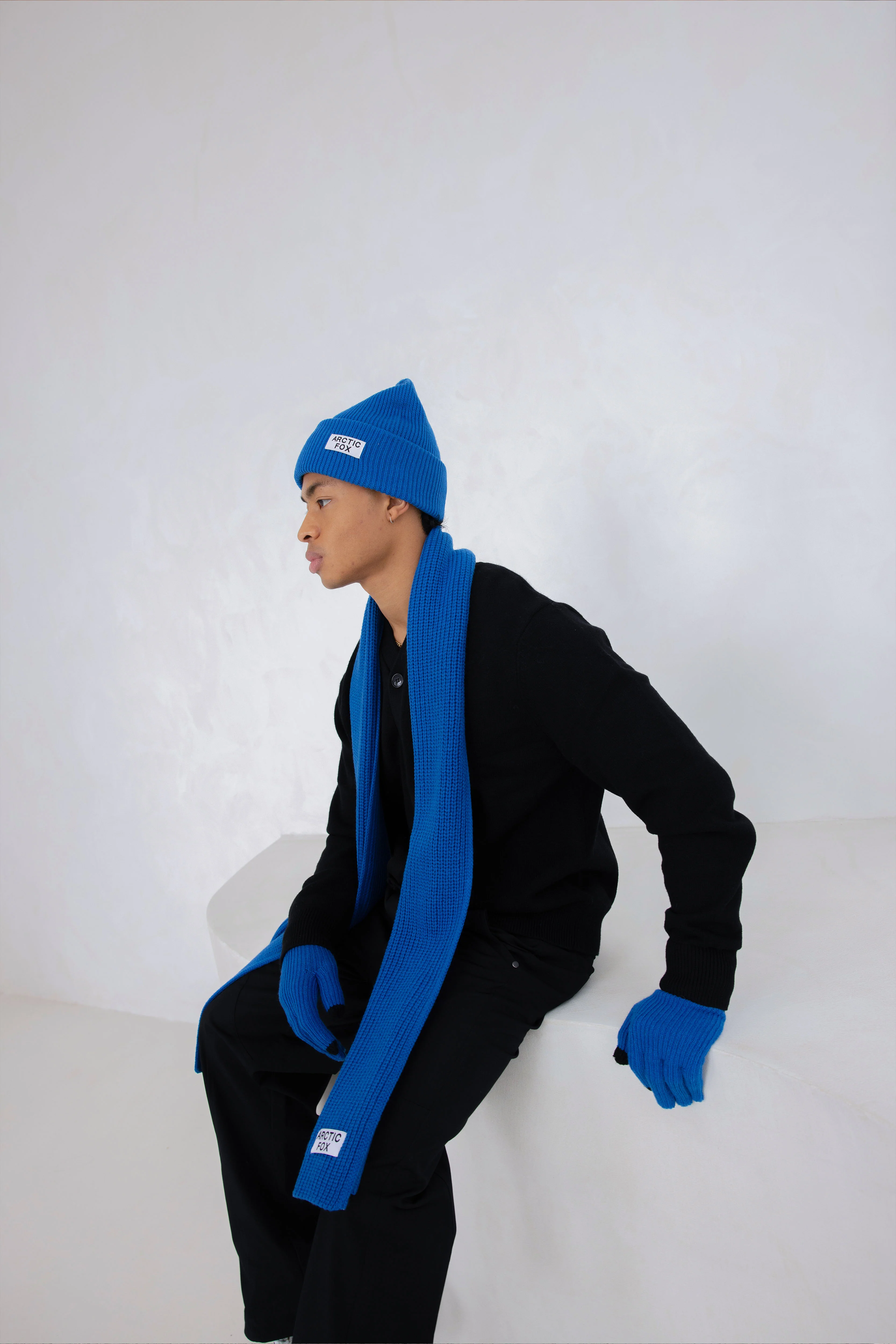 The Recycled Bottle Beanie - Ocean Blue - Image 6