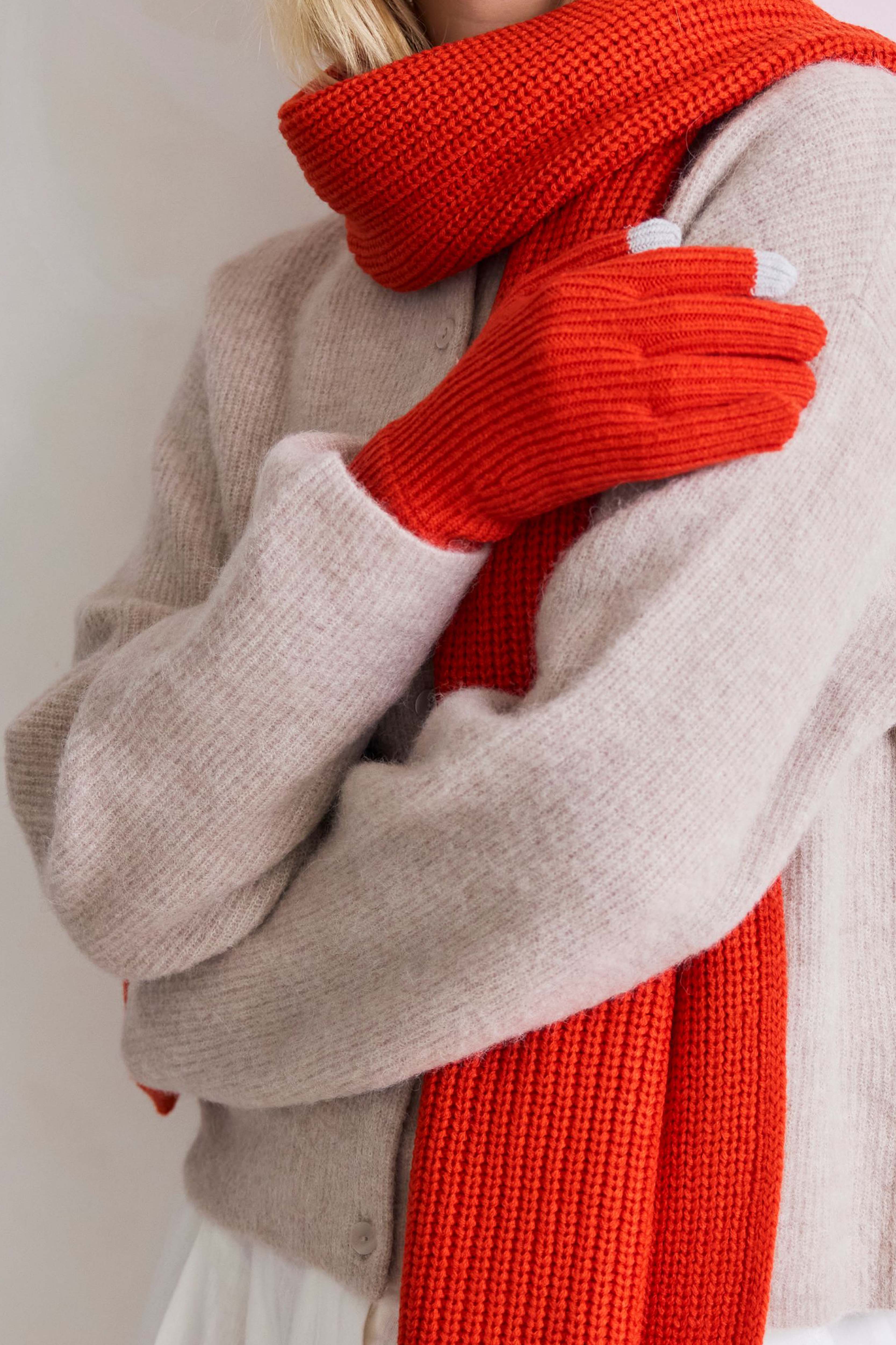 The Recycled Bottle Gloves - Sunkisses Coral - Image 4