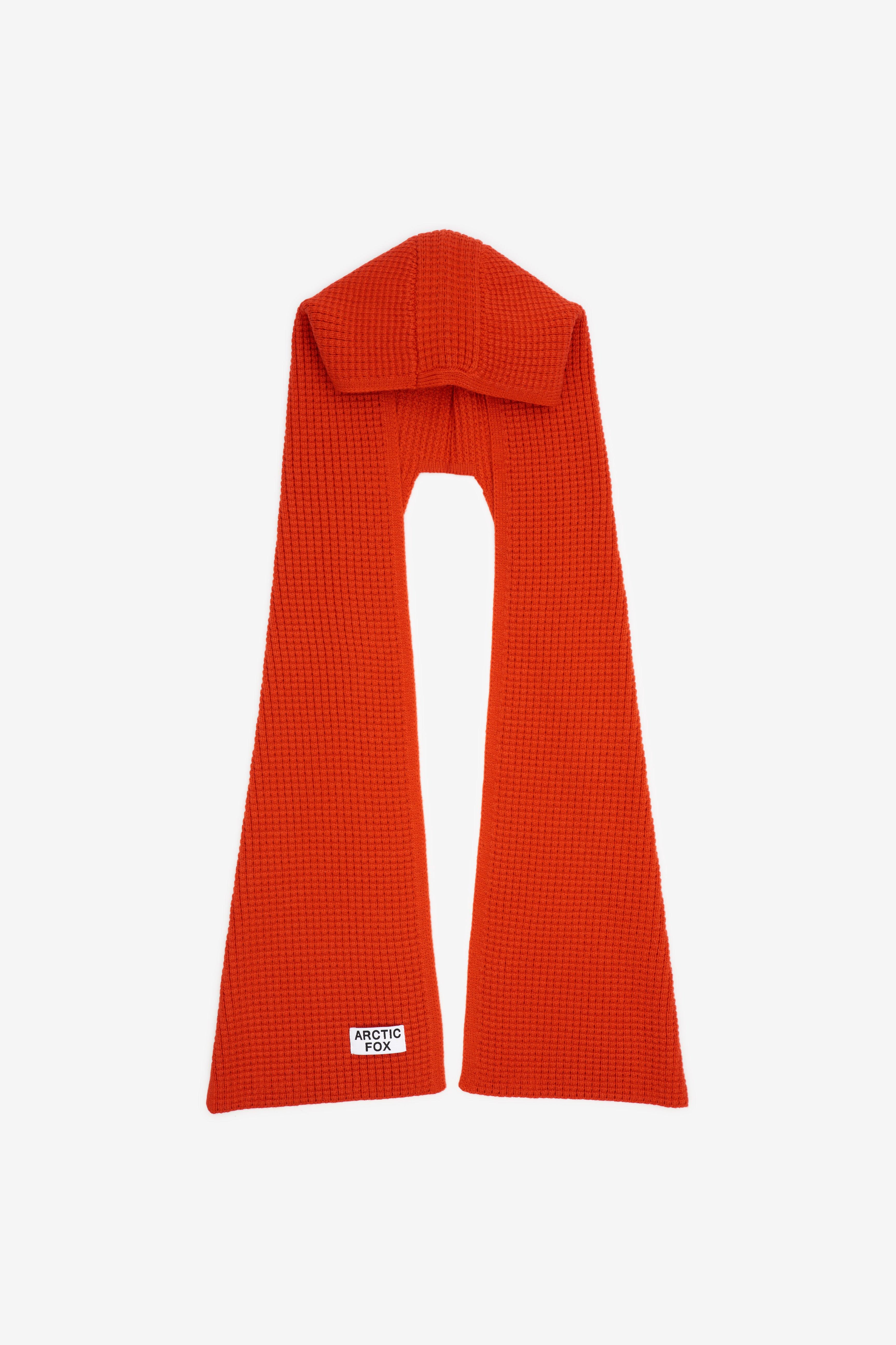 The Recycled Bottle Hooded Scarf - Sunkissed Coral - Image 5