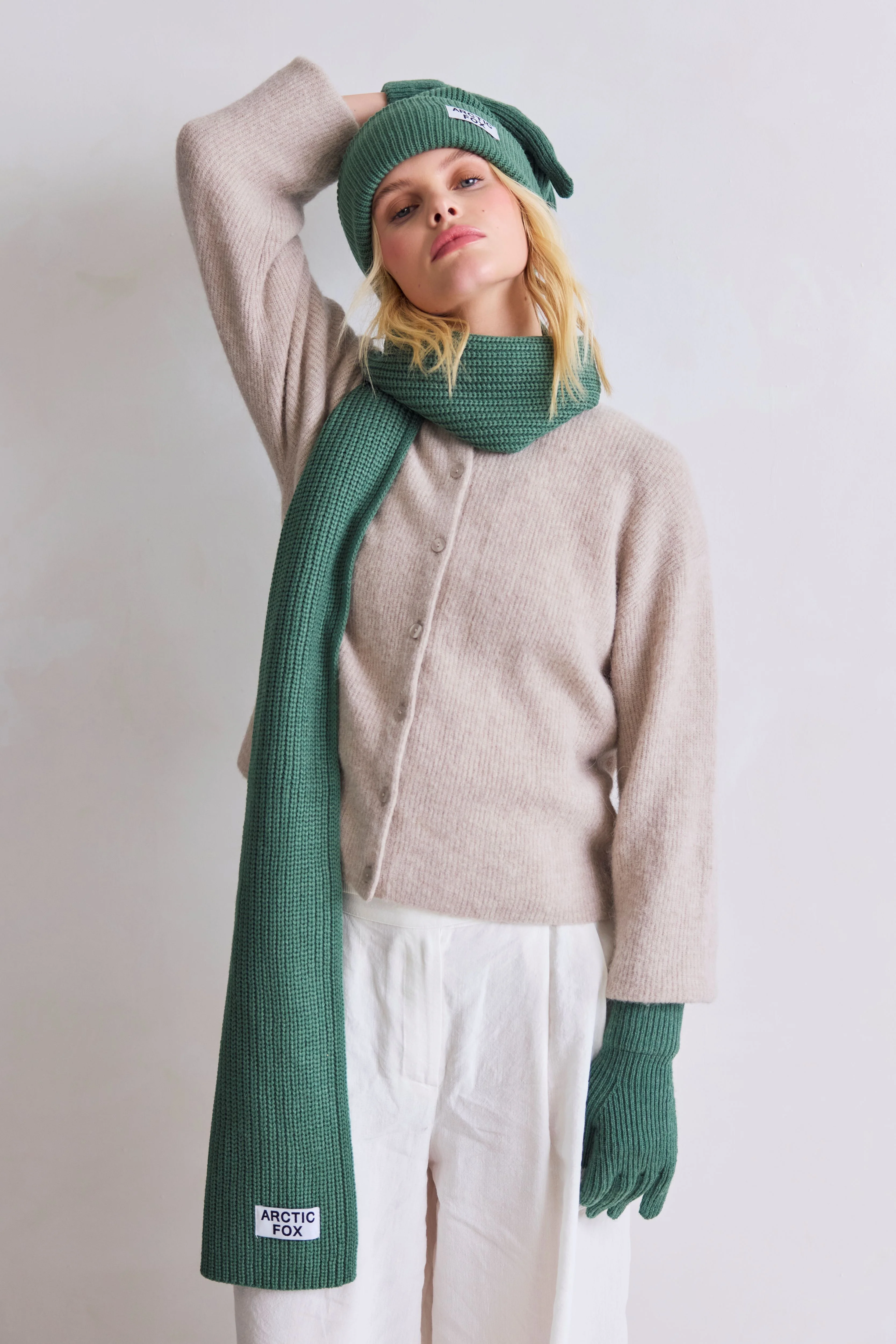The Recycled Bottle Scarf - Forest Fern - Image 3