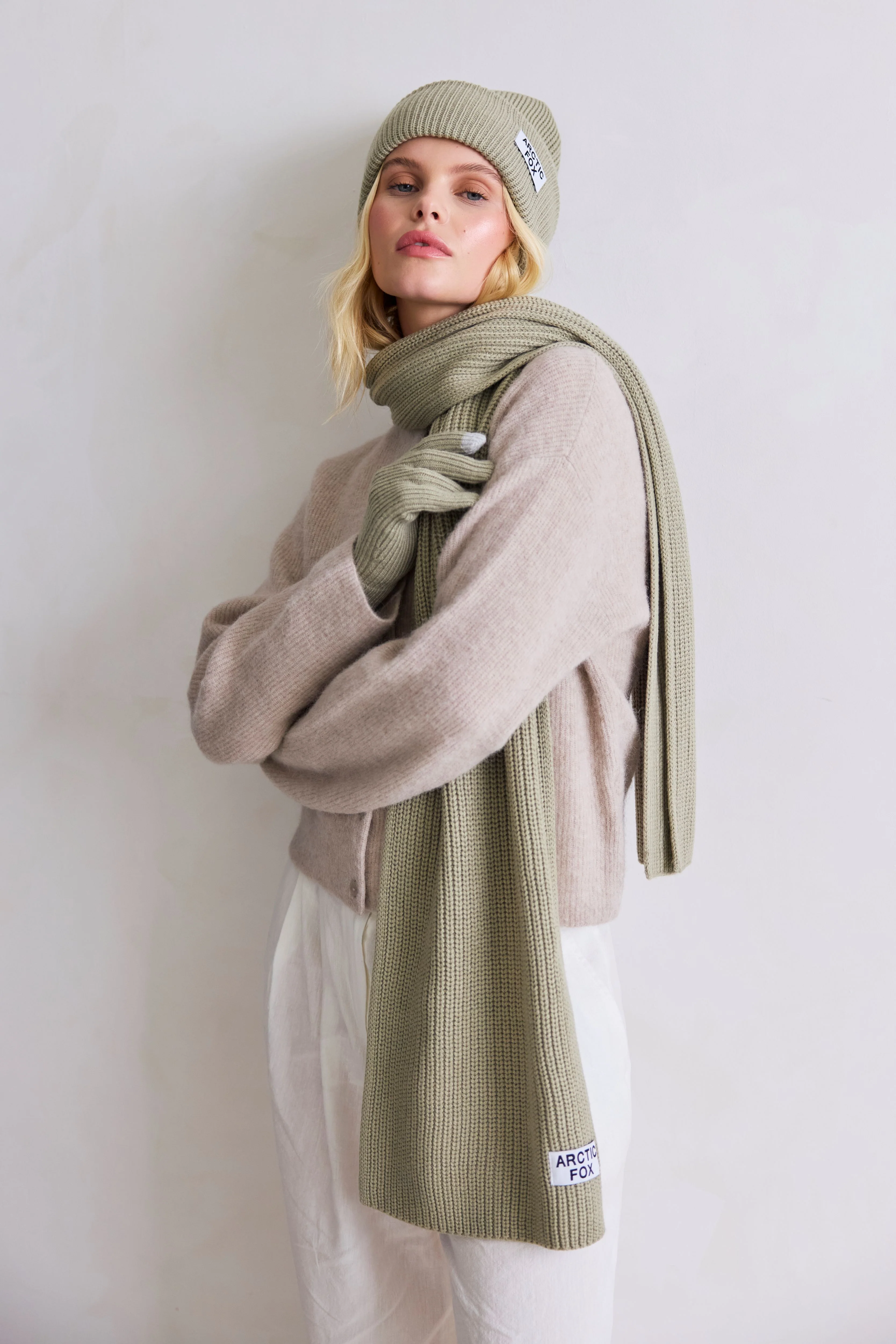 The Recycled Bottle Scarf - Arctic Grey - Image 4