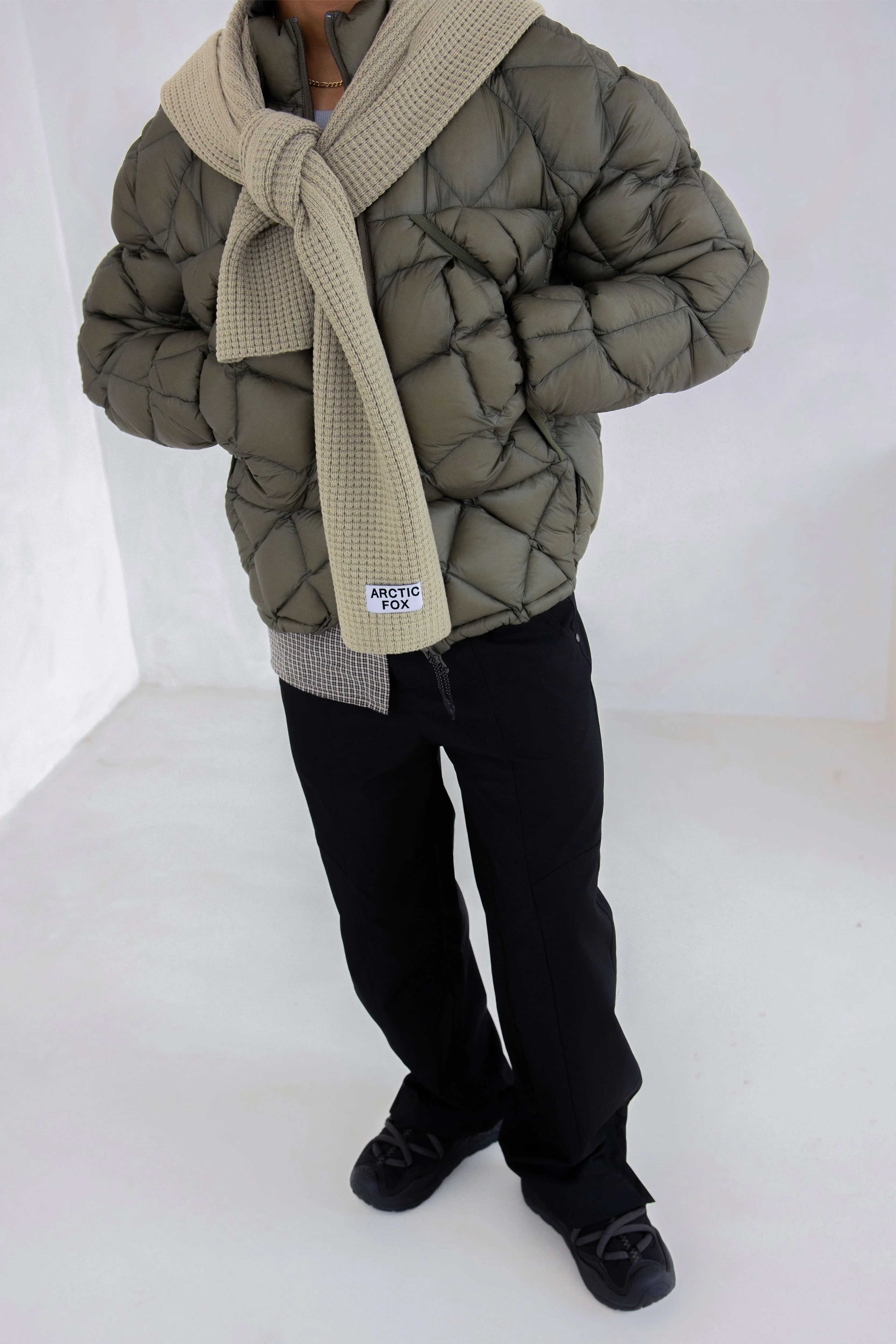 The Recycled Bottle Scarf - Arctic Grey - Image 5