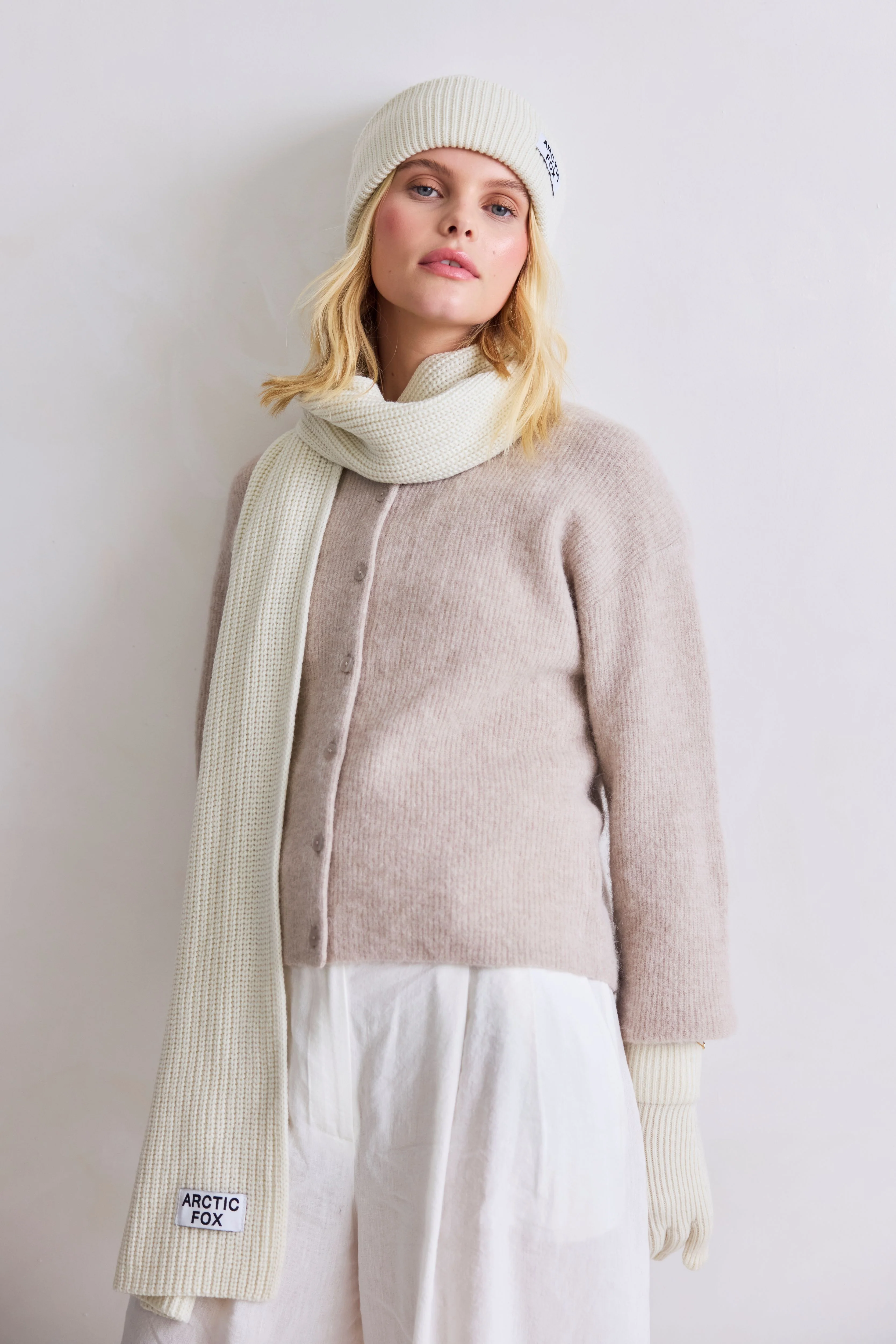 The Recycled Bottle Scarf - Winter White - Image 3