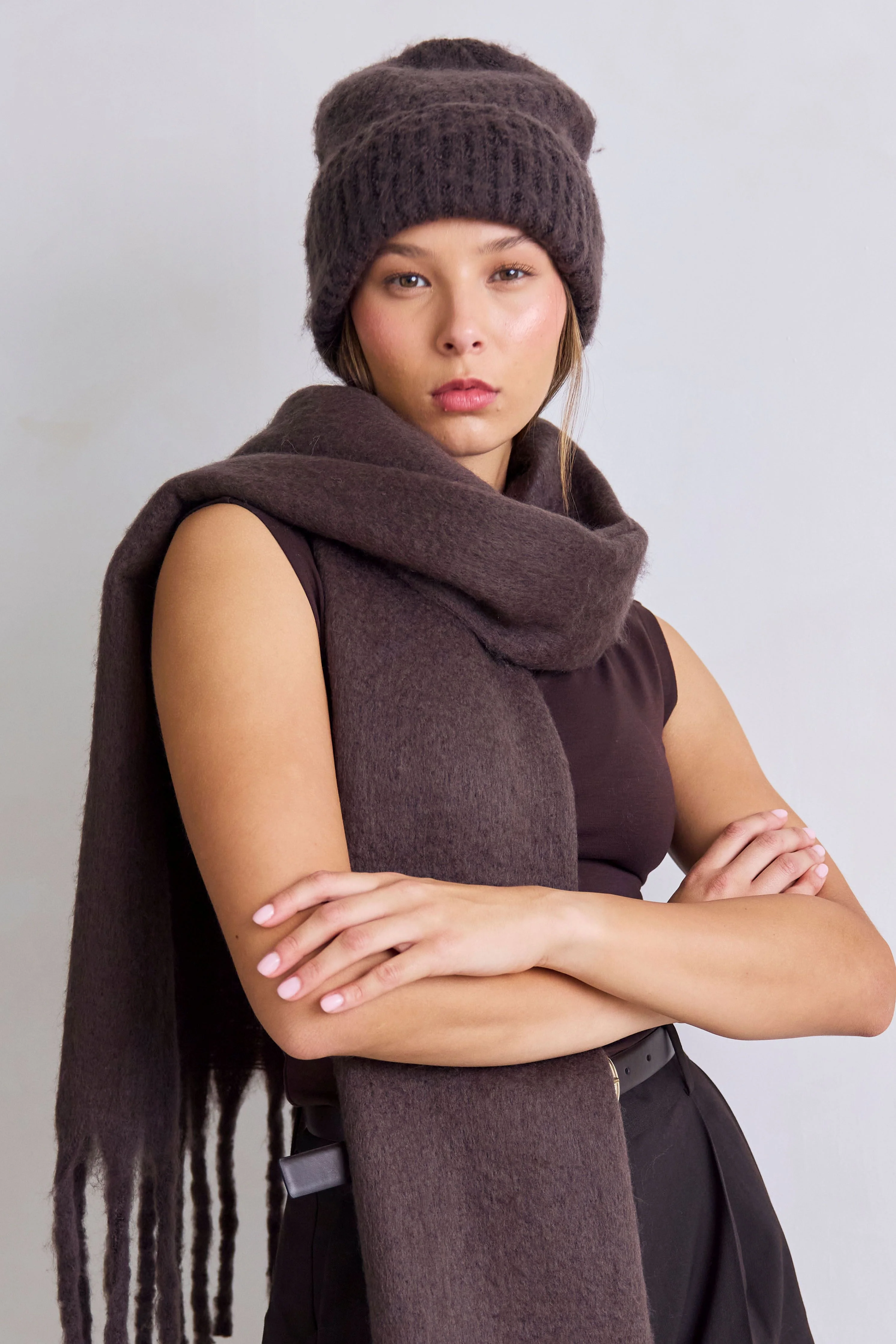 The Reykjavik Beanie - Ground Coffee Brown - Image 3