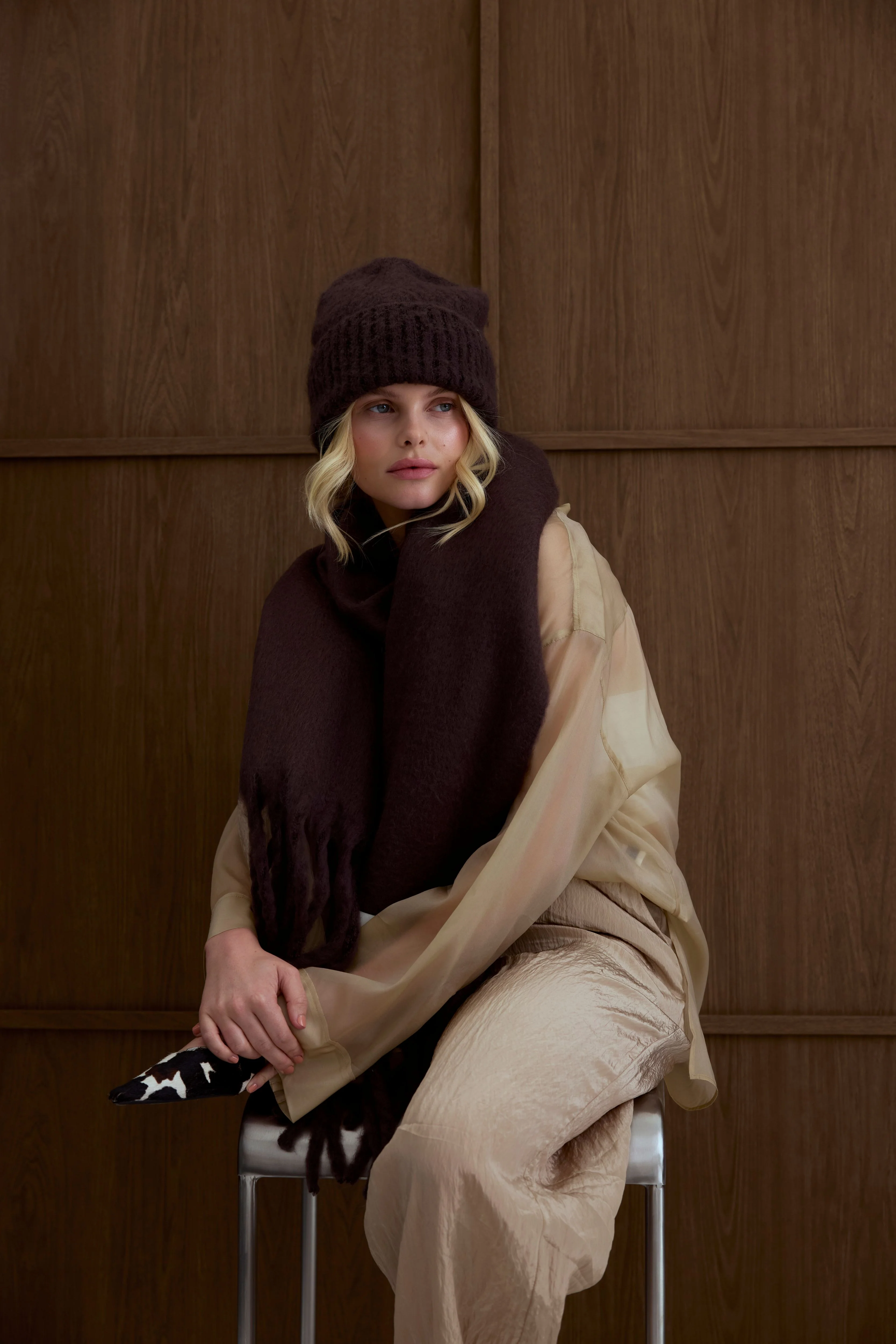The Reykjavik Beanie - Ground Coffee Brown - Image 7