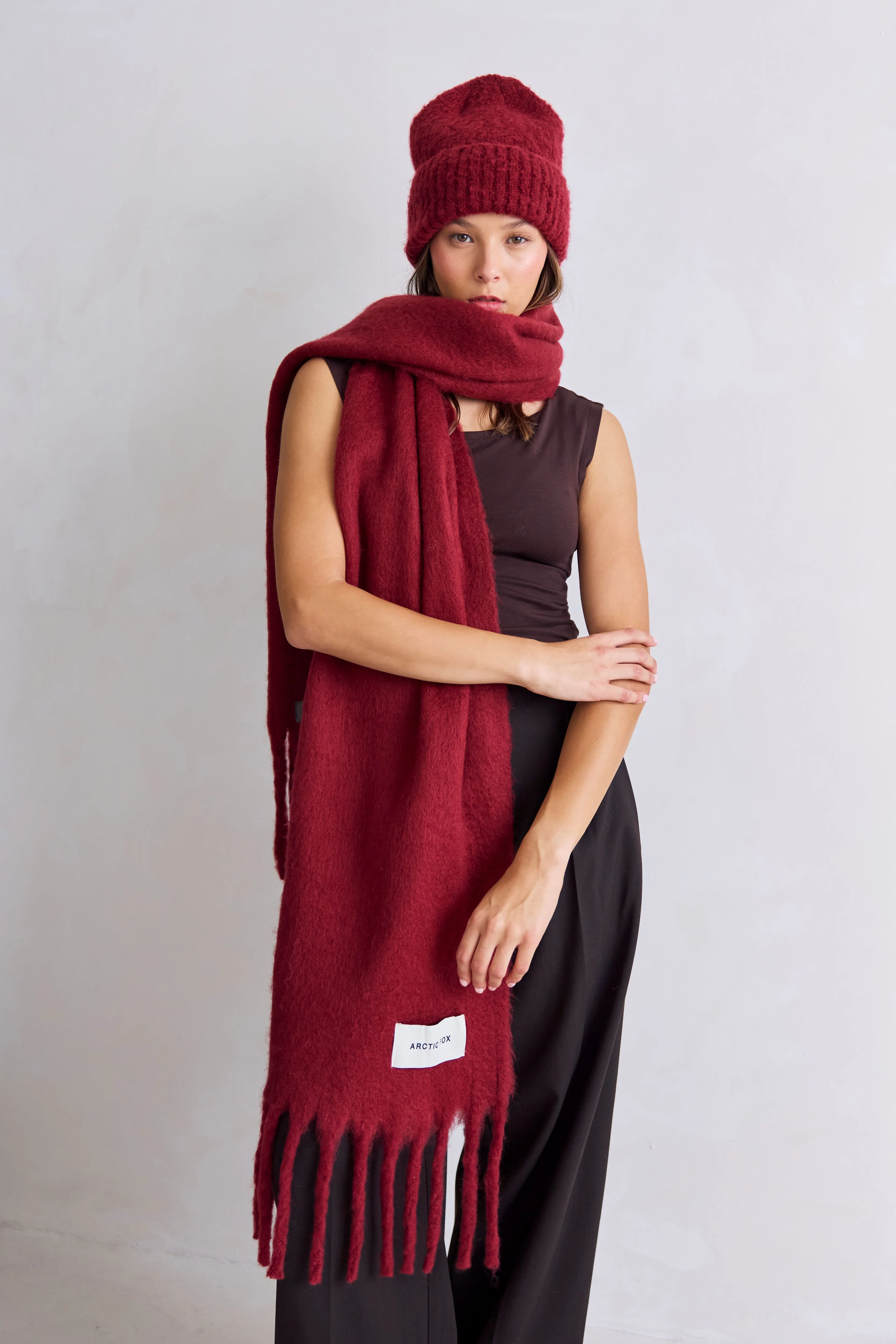 The Reykjavik Beanie - Burgundy - Image 3