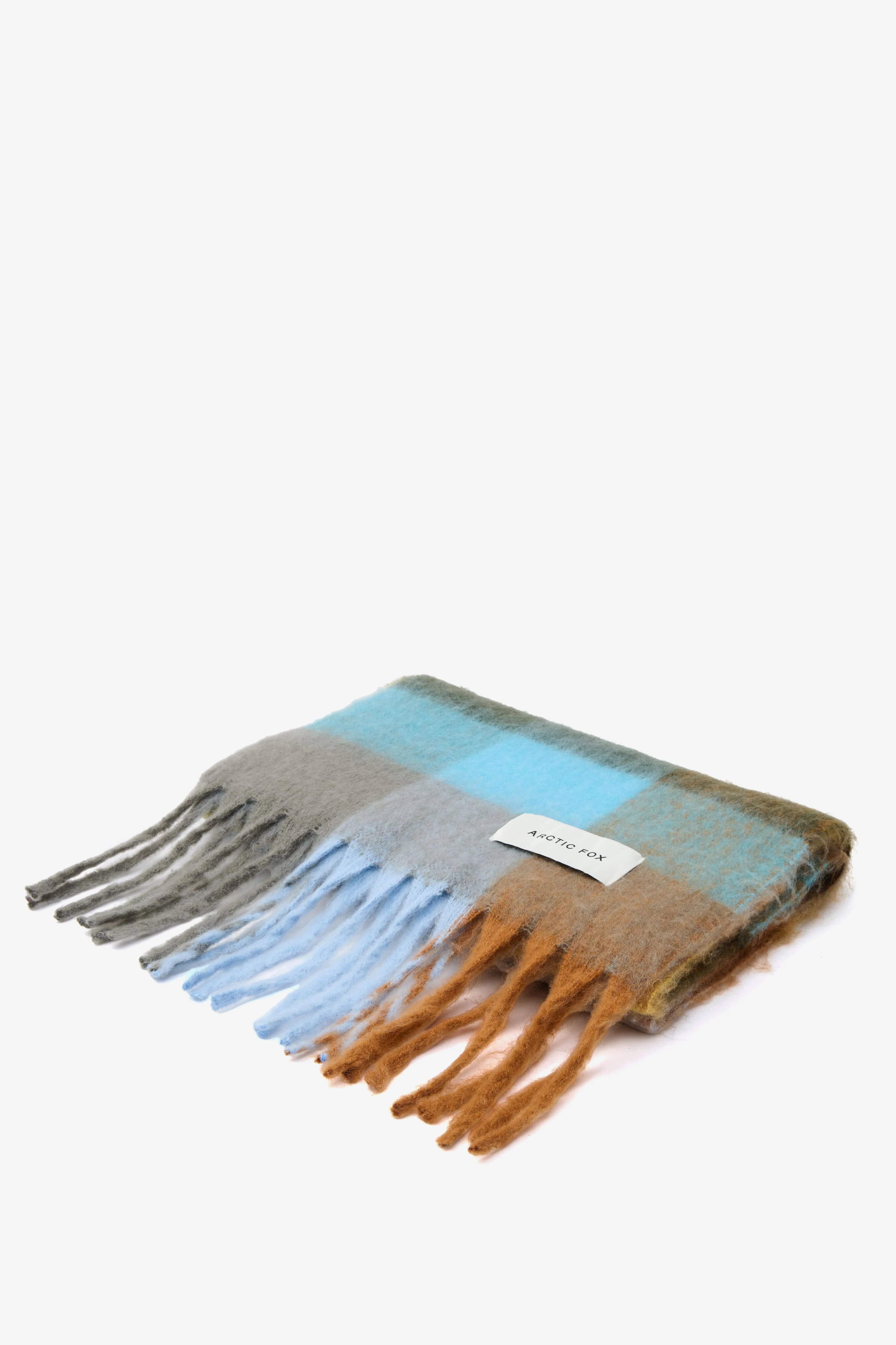 The Reykjavik Check Scarf - Wooded Lake - Image 12