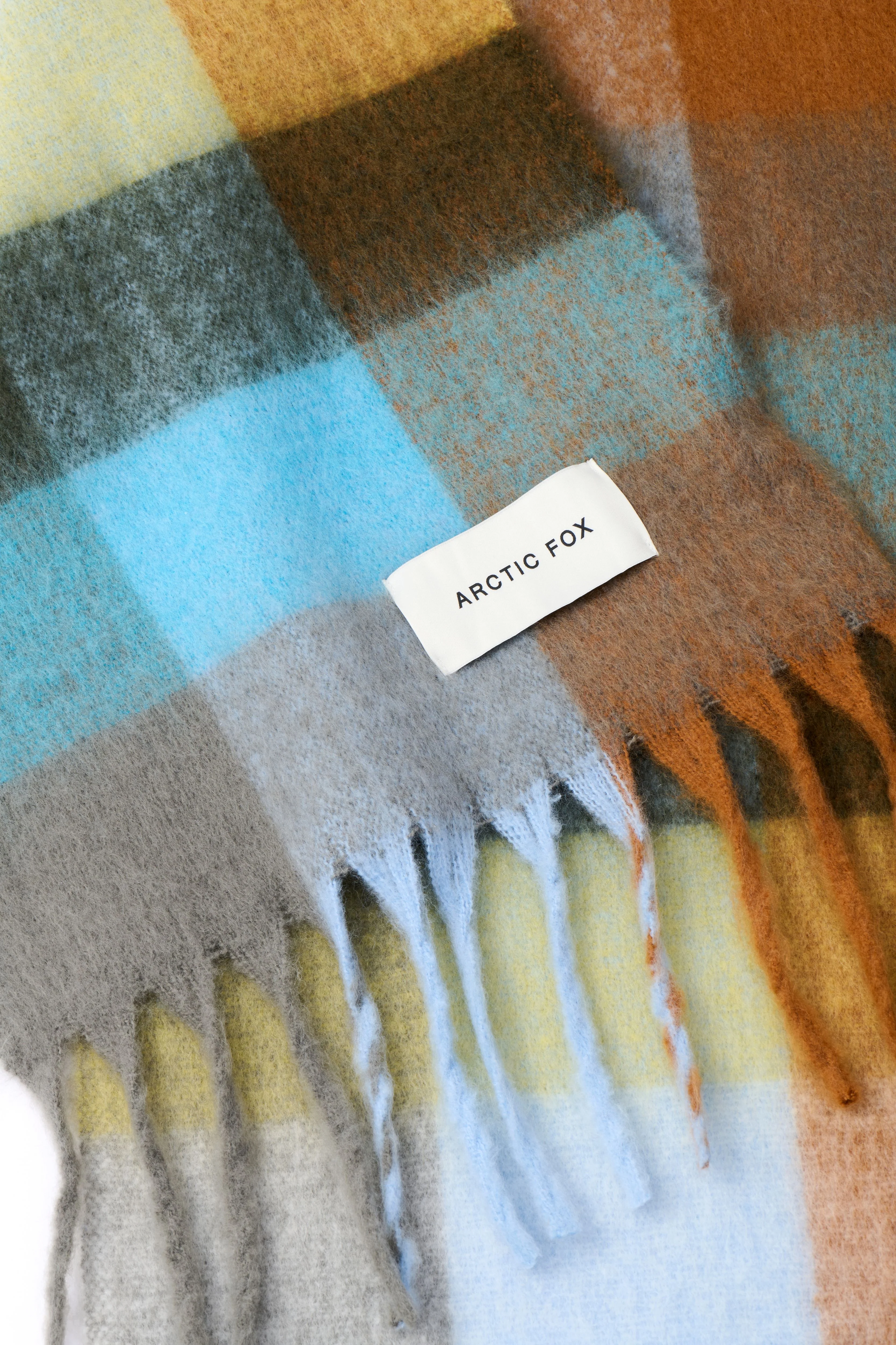 The Reykjavik Check Scarf - Wooded Lake - Image 13