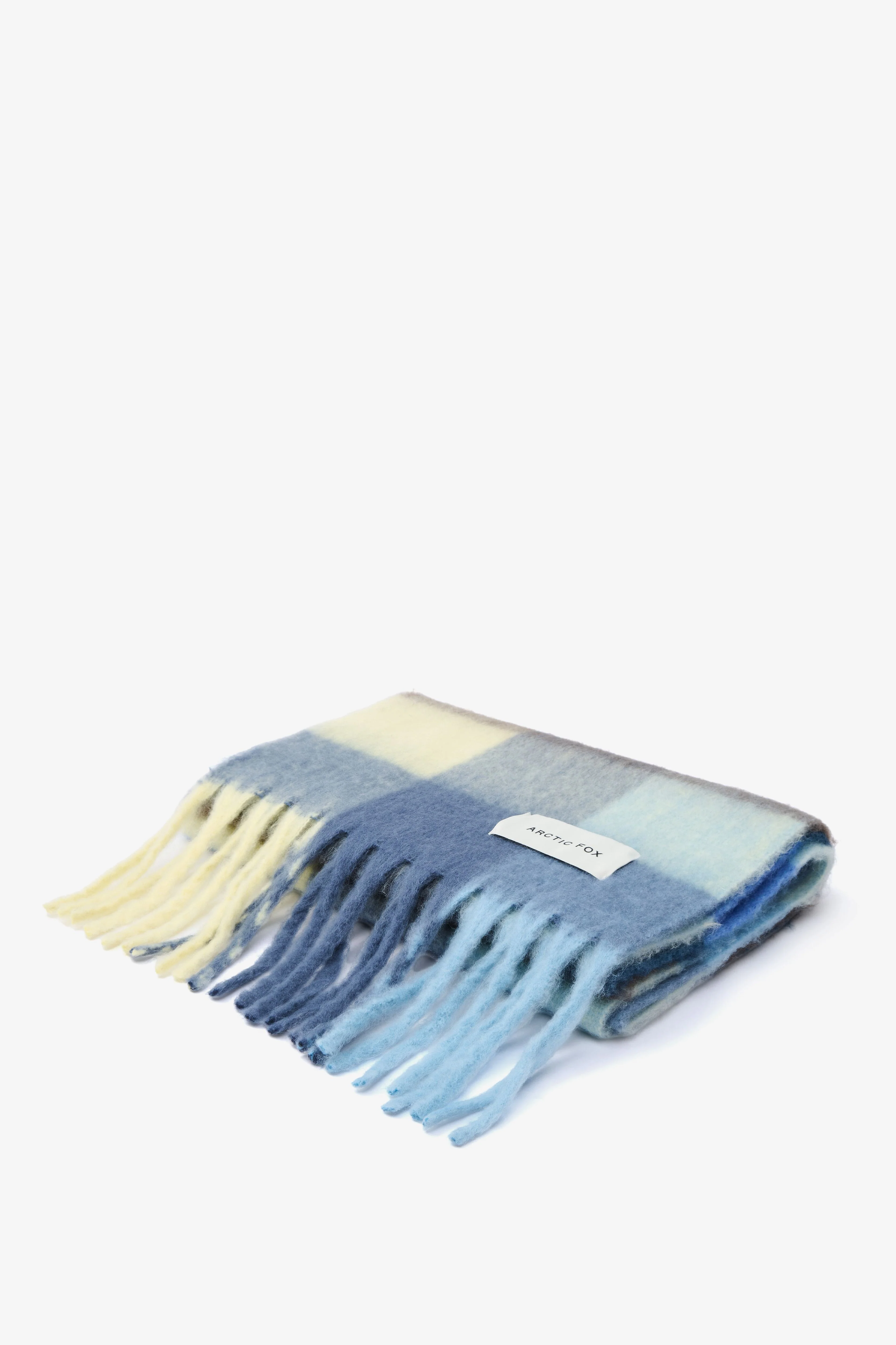 The Reykjavik Check Scarf - Moonlit Haze - Image 11