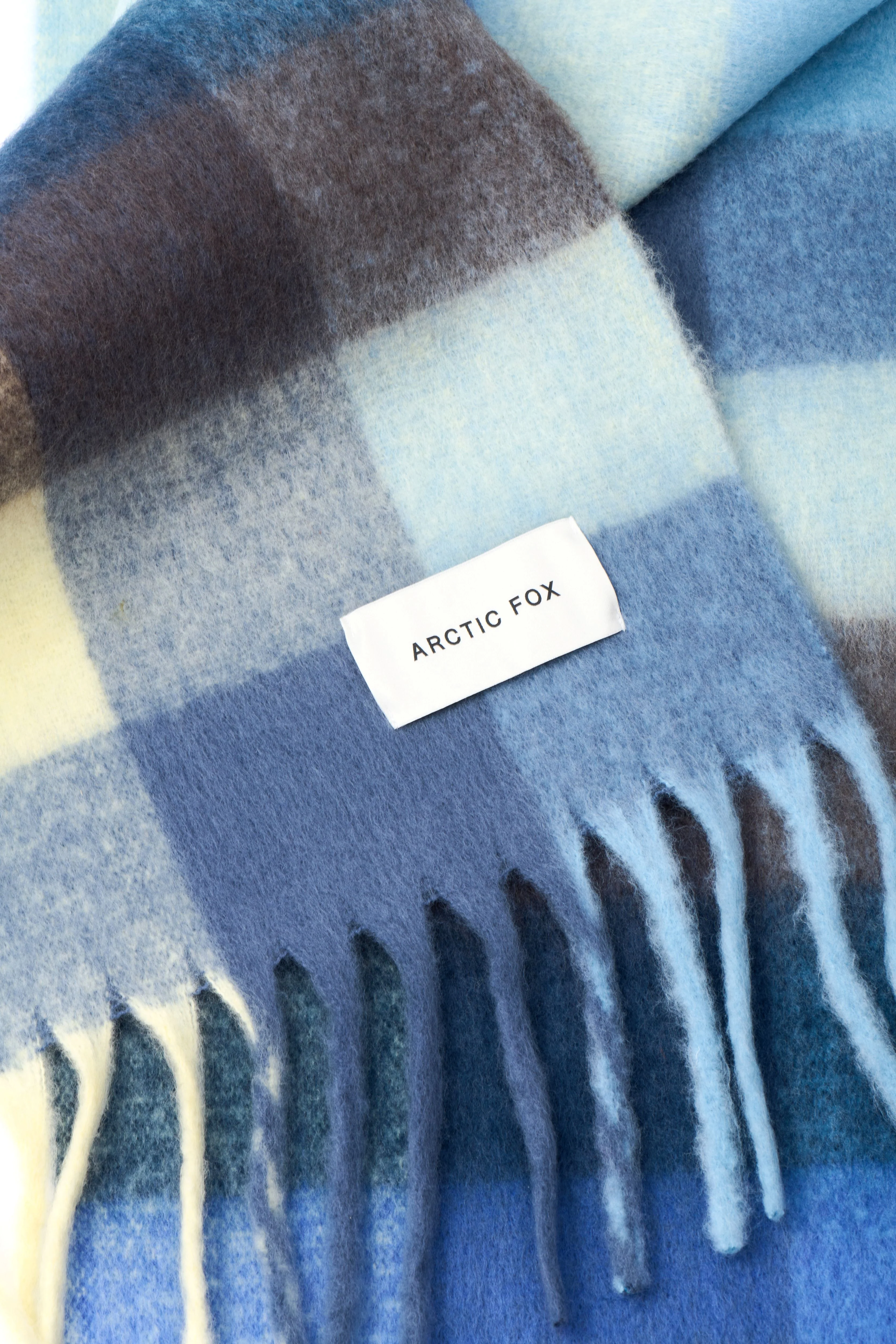 The Reykjavik Check Scarf - Moonlit Haze - Image 12
