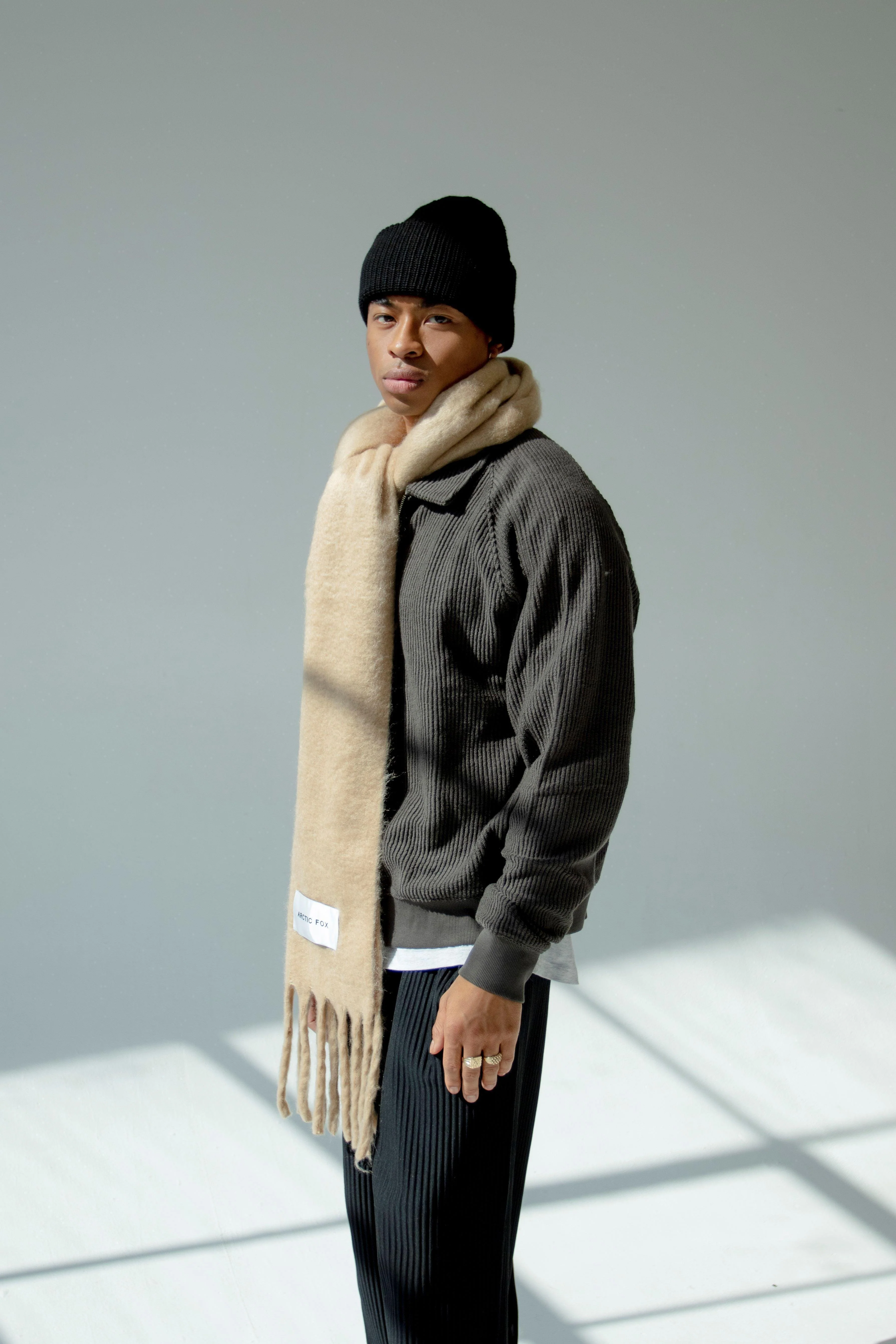 The Reykjavik Scarf - Beige - Image 8