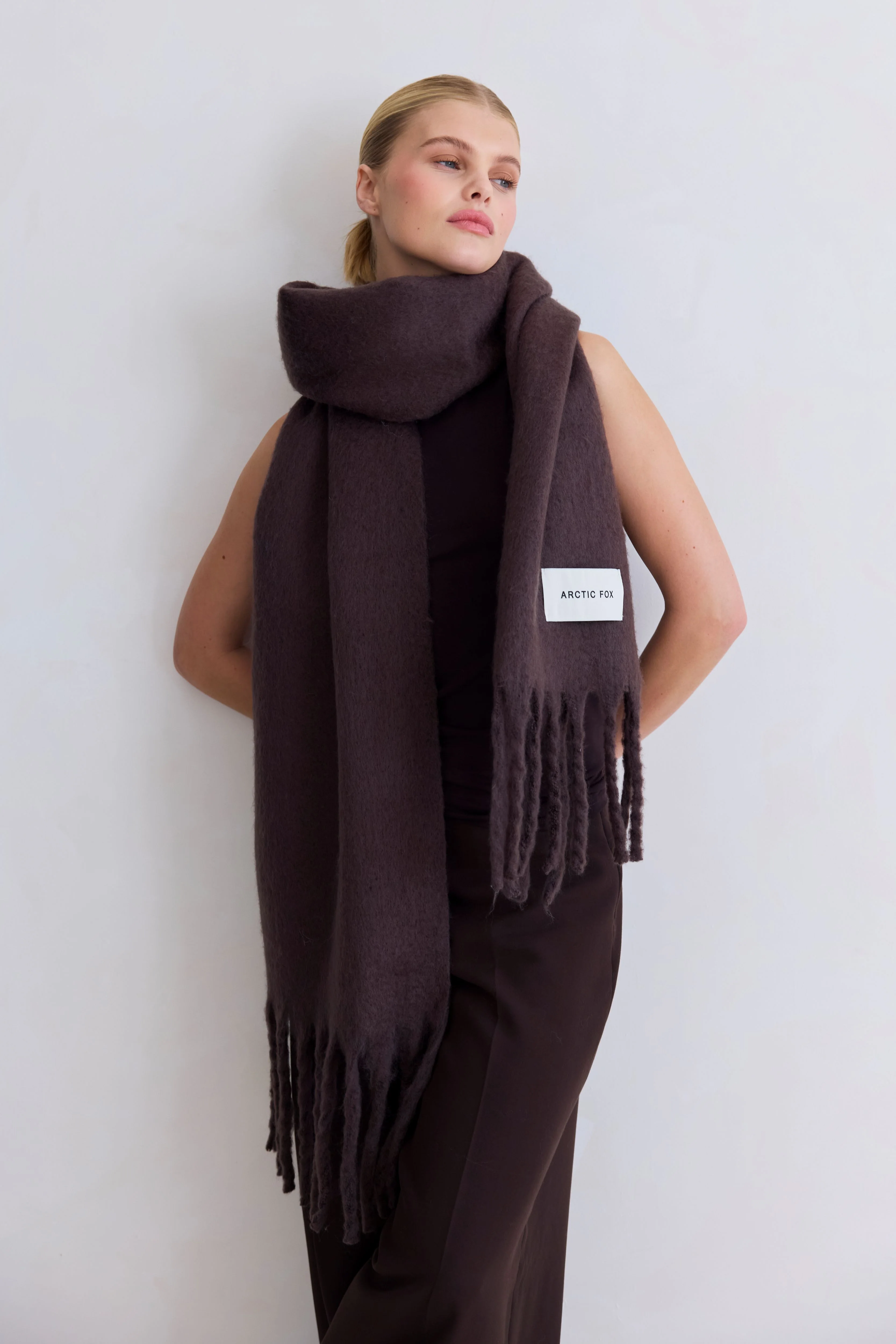 The Reykjavik Scarf - Ground Coffee - Image 5