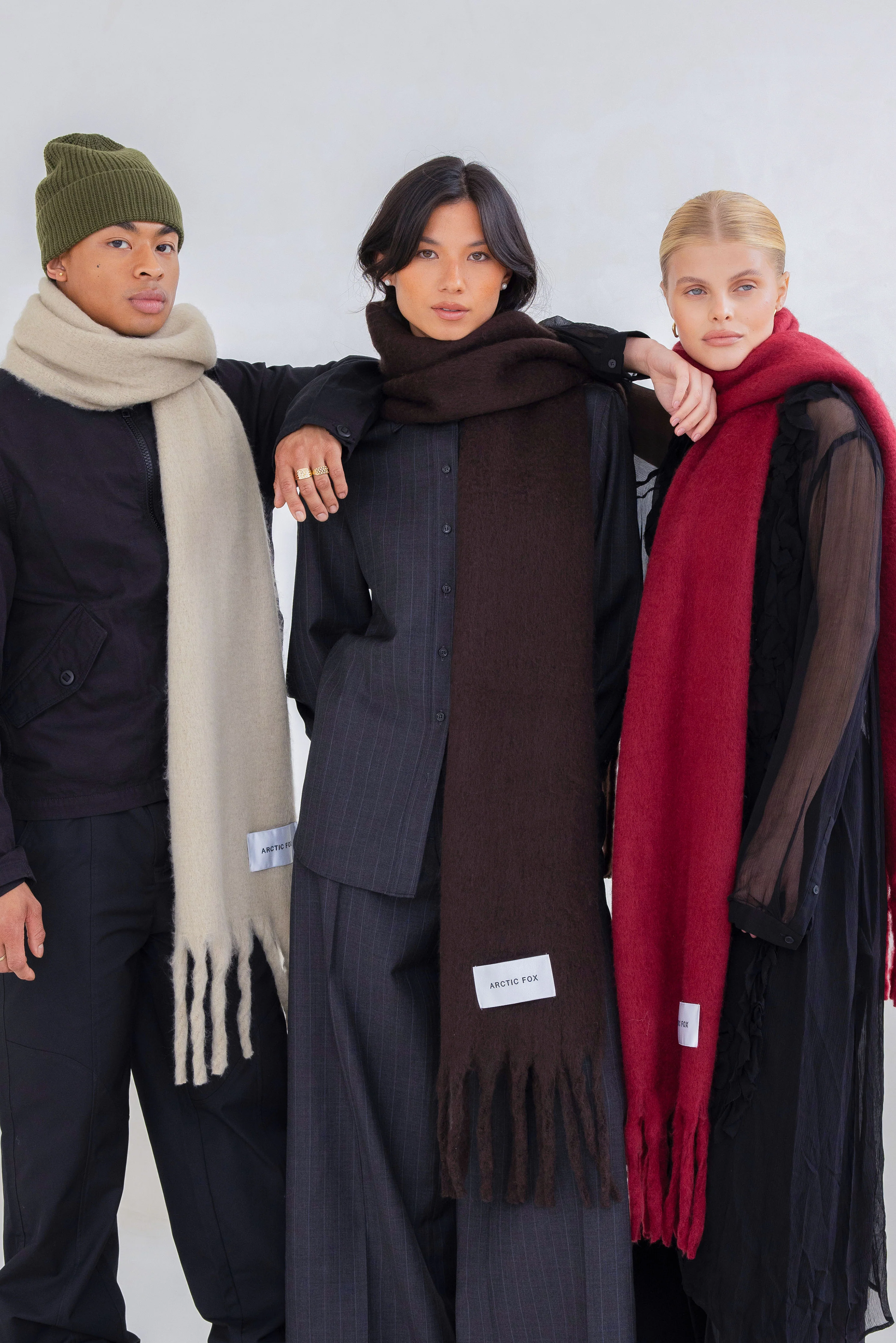 The Reykjavik Scarf - Burgundy - Image 13