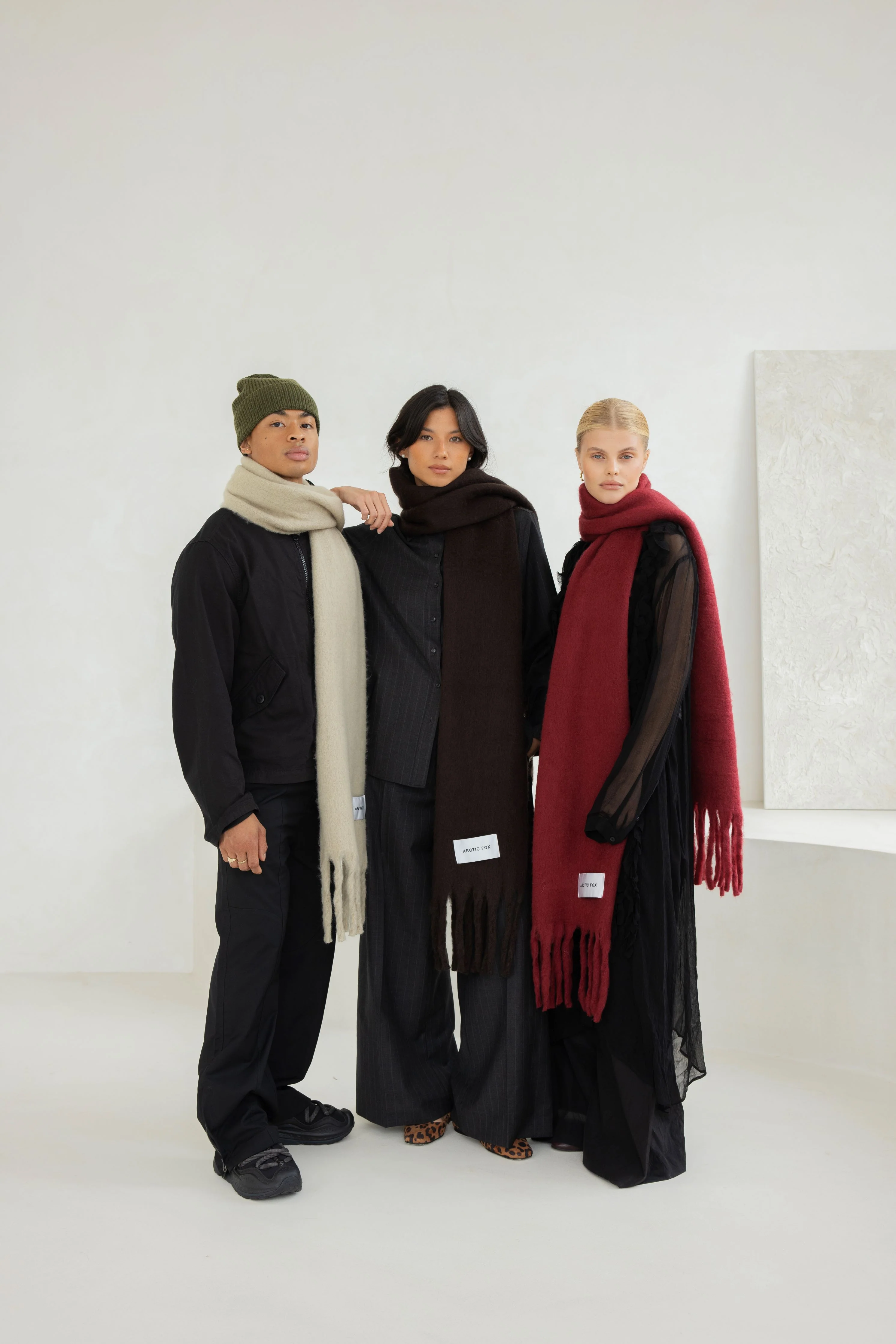The Reykjavik Scarf - Burgundy - Image 14