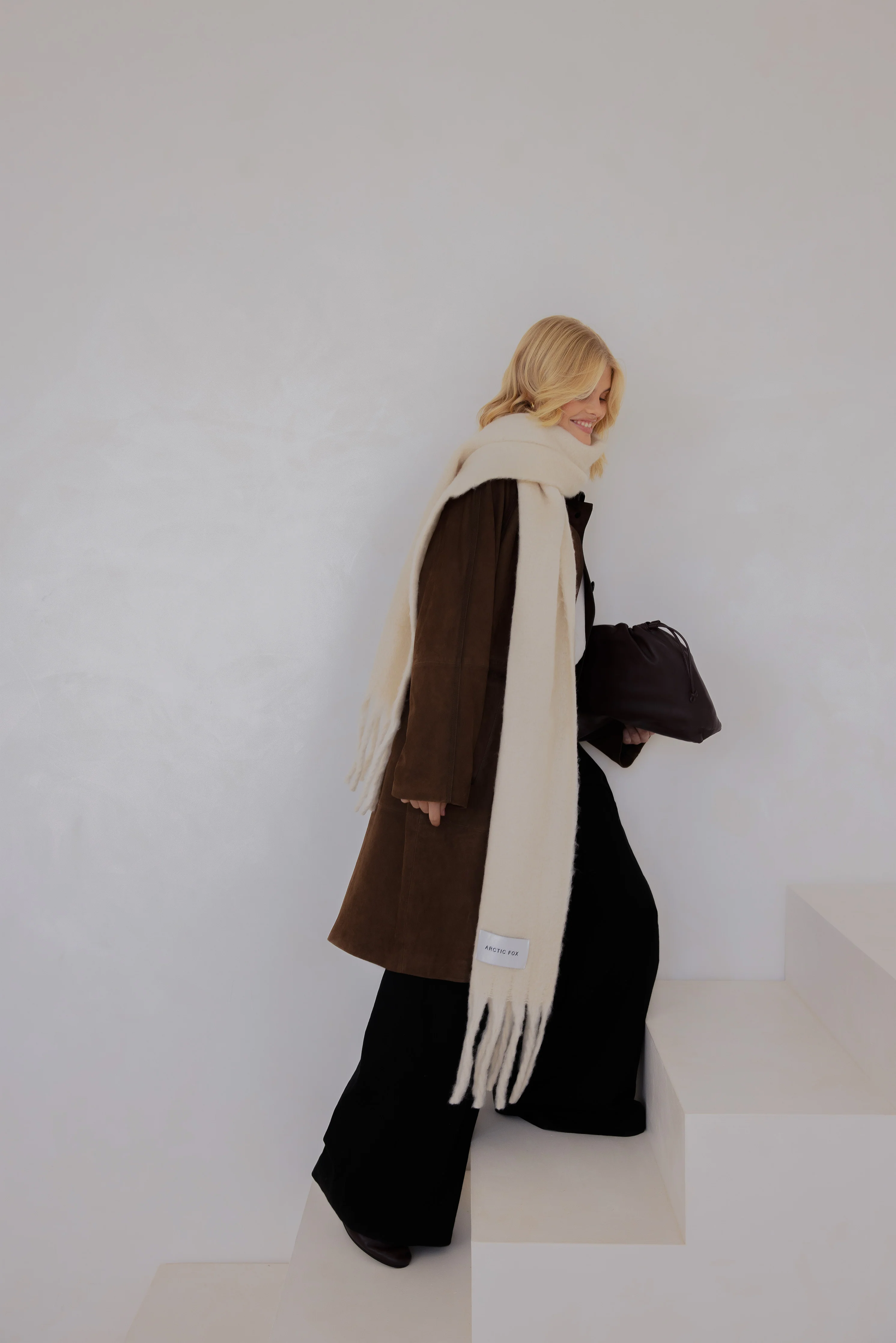 The Reykjavik Scarf - Pebble Beige - Image 3