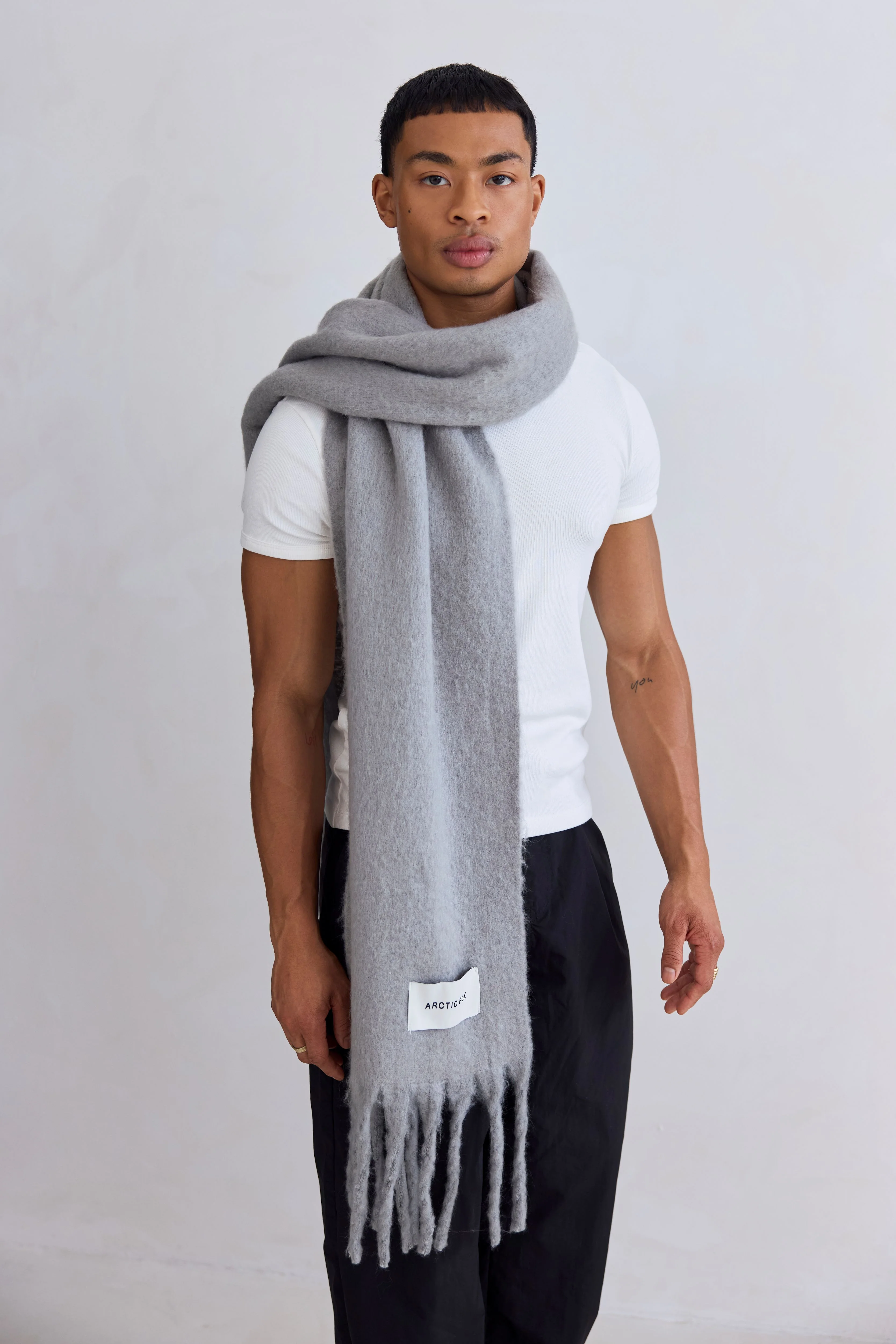 The Reykjavik Scarf - Ultimate Grey - Image 11