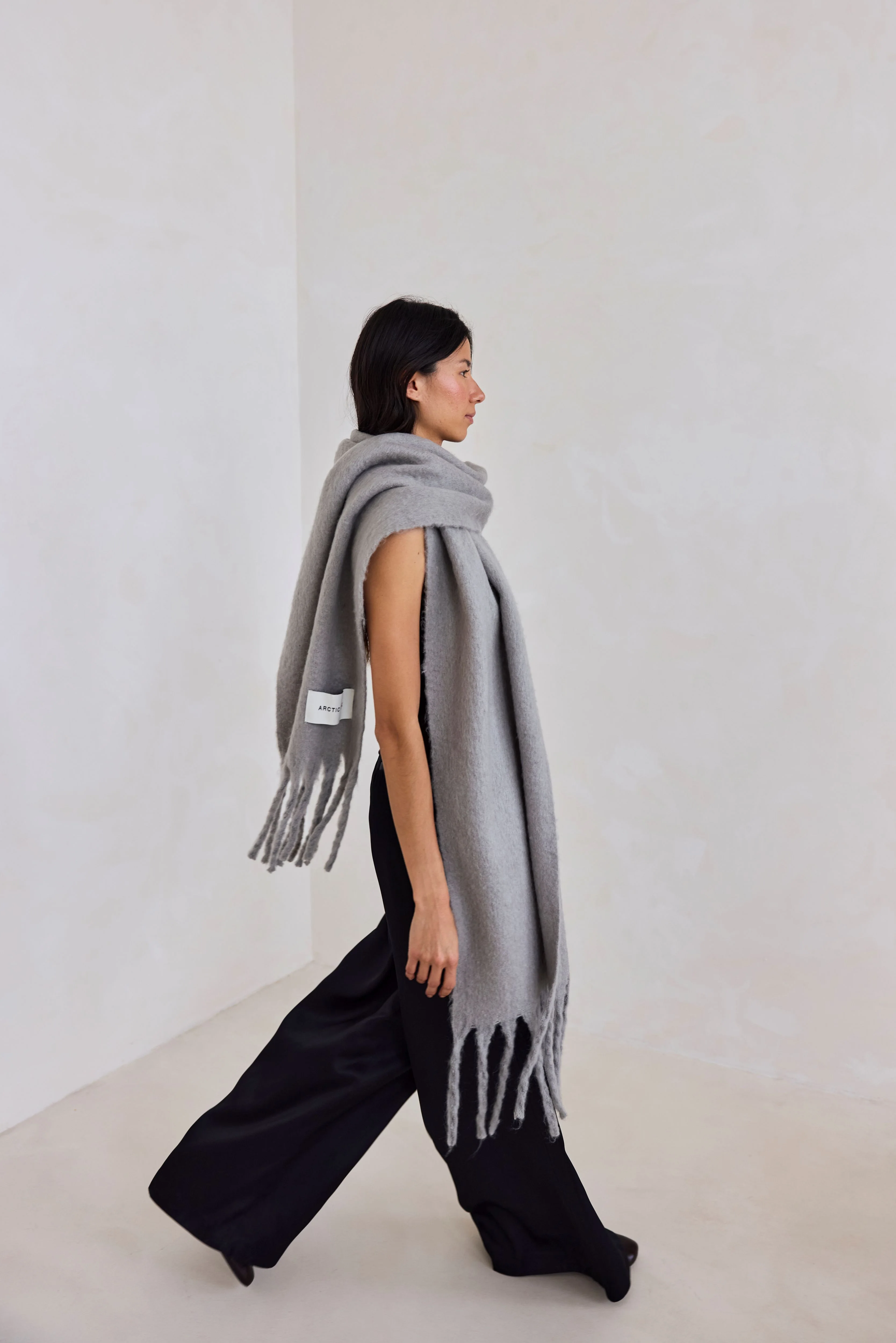 The Reykjavik Scarf - Ultimate Grey - Image 12